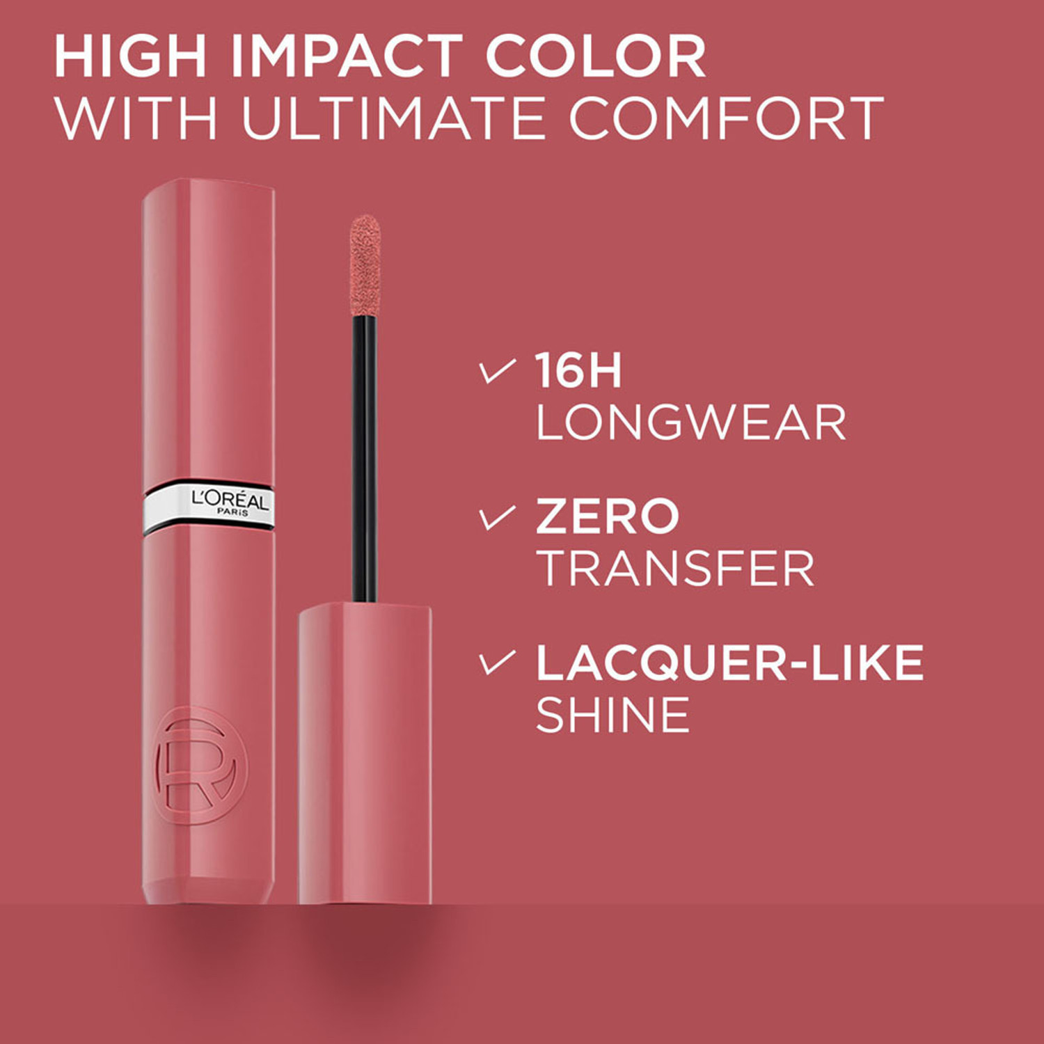 Image of L'Oreal Paris Infallible Laque Resistance Lacquer-Like Shine, 16H Longwear-635 Worth It Medium