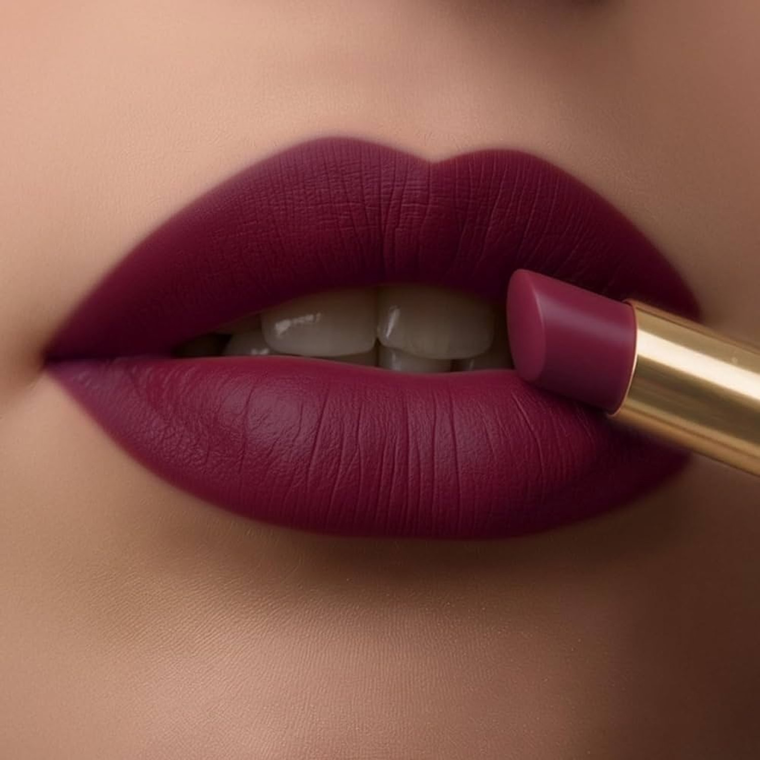 Image of QWLEZ Best Wine Kiss Waterproof & Long-Lasting Matte Crayon Lipstick