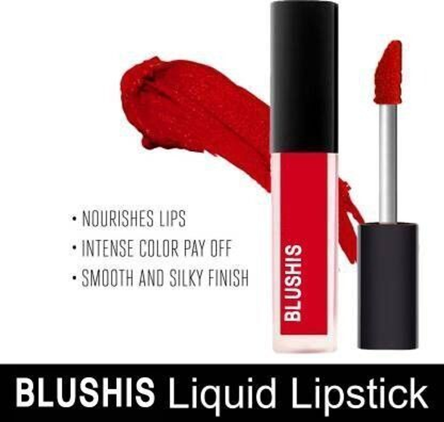 Image of BLUSHIS Waterproof Longlasting Matte finish Liquid Lipstick Combo Pack Of 12 pc