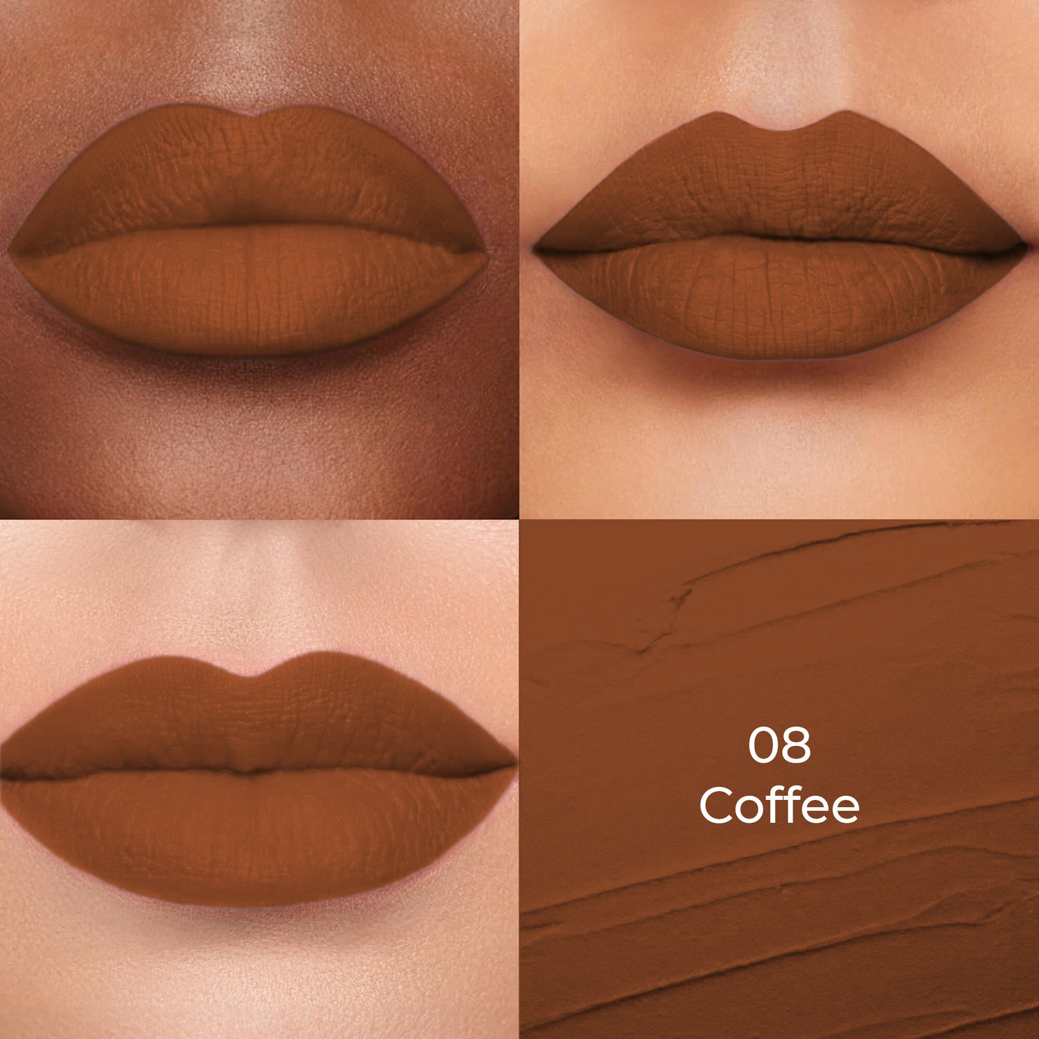 Image of COLORS QUEEN Lippie Long Lasting Creamy Matte Lipstick Infused with Jojoba Oil & Vitamin E