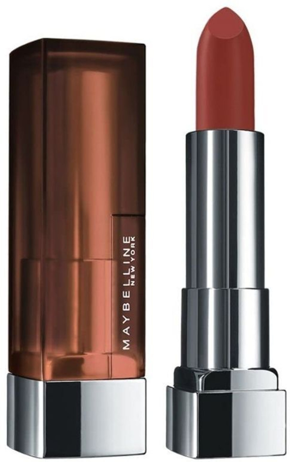 Image of MAYBELLINE NEW YORK Color Sensational Creamy Matte Lipstick, 676 East Village Rose, 3.9g