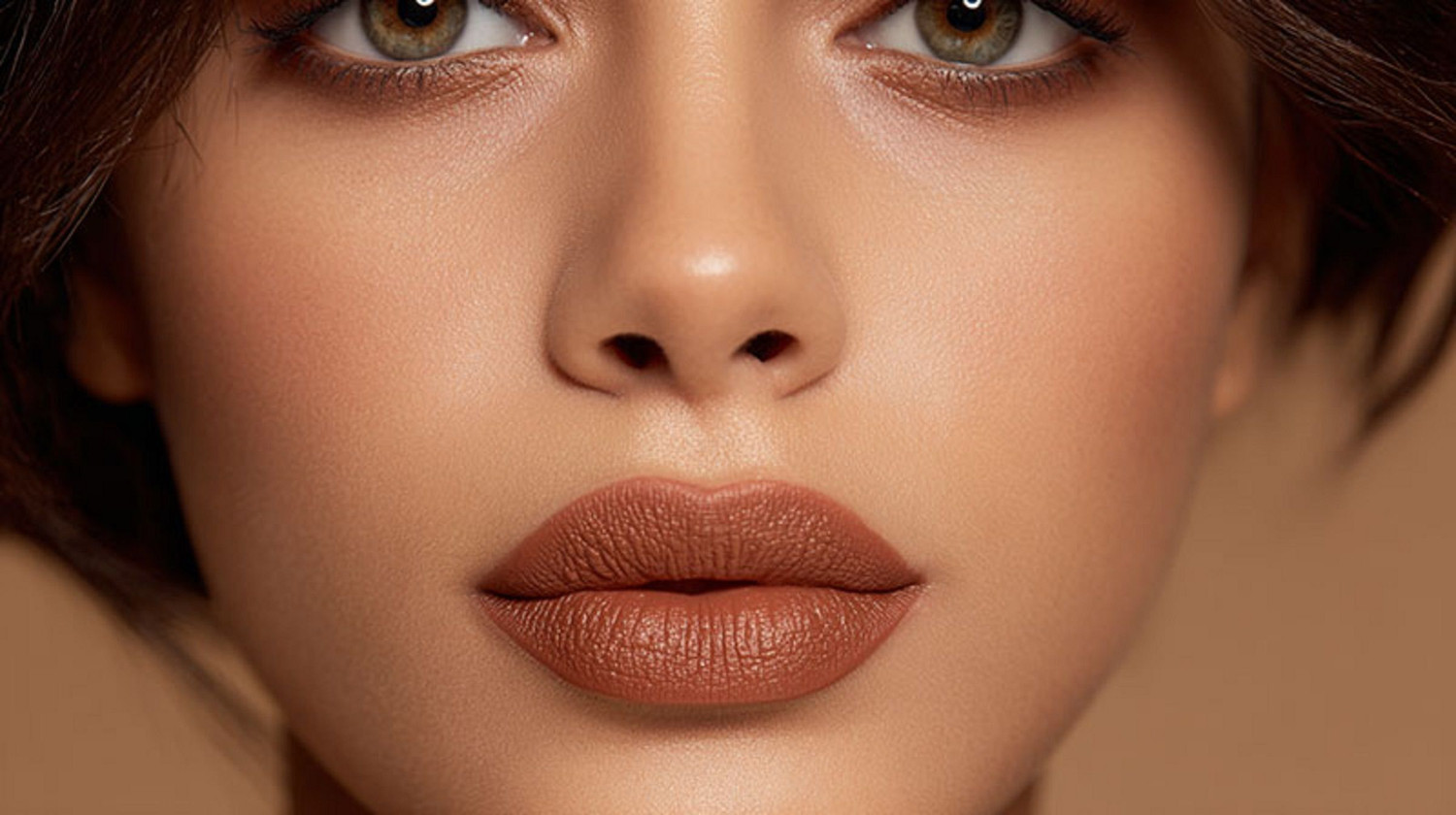 Image of Rudvya NEW 2 IN ONE MATTE DUAL SHADE LIPSTIC BROWN