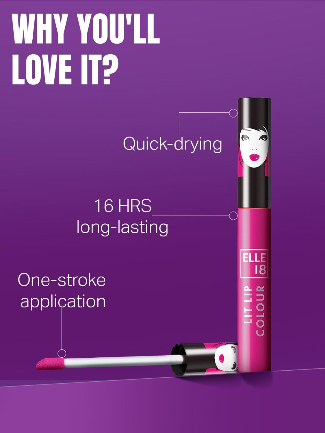 Image of ELLE 18 Liquid Lip Color