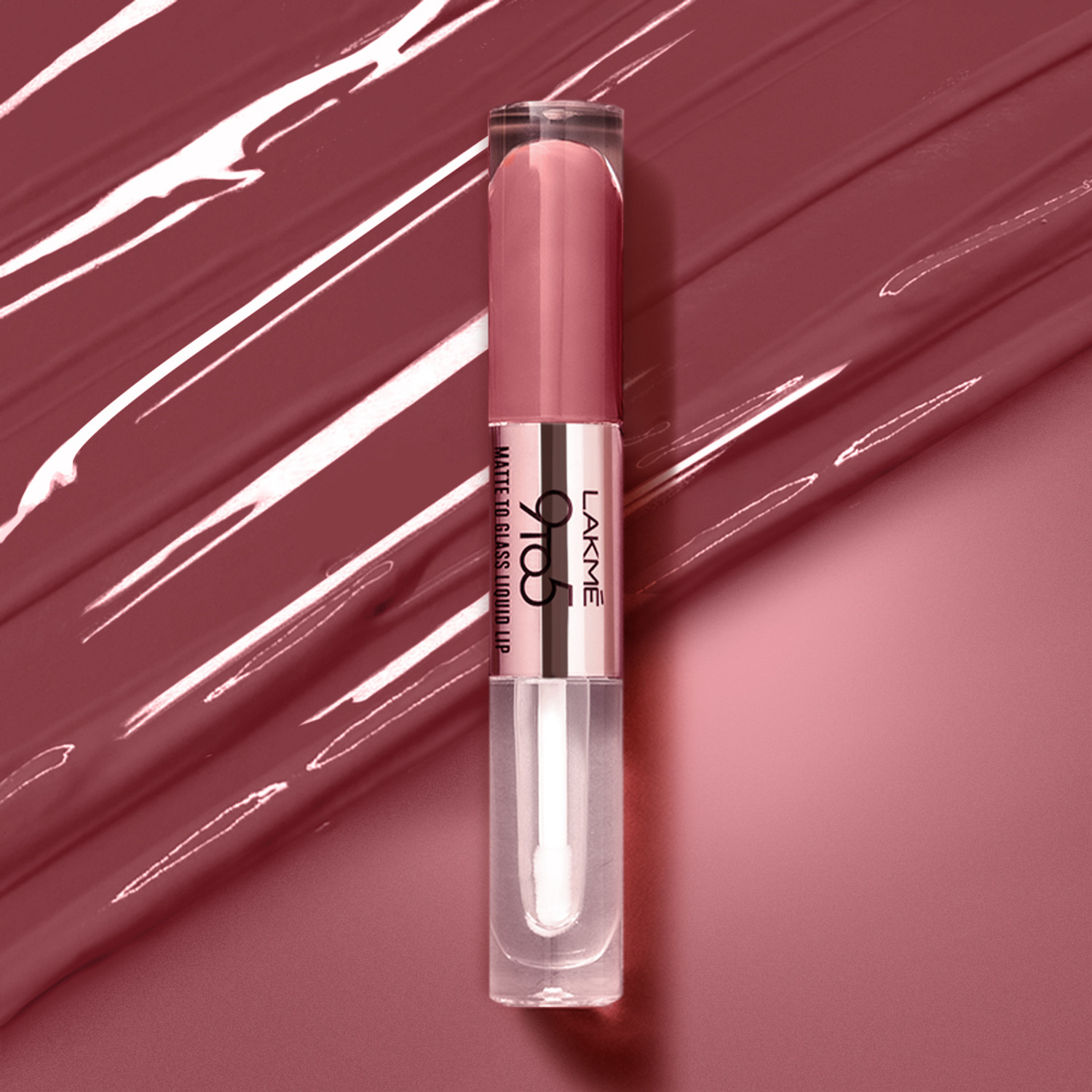 Image of Lakme 9 to 5 Matte to Glass Liquid Lip