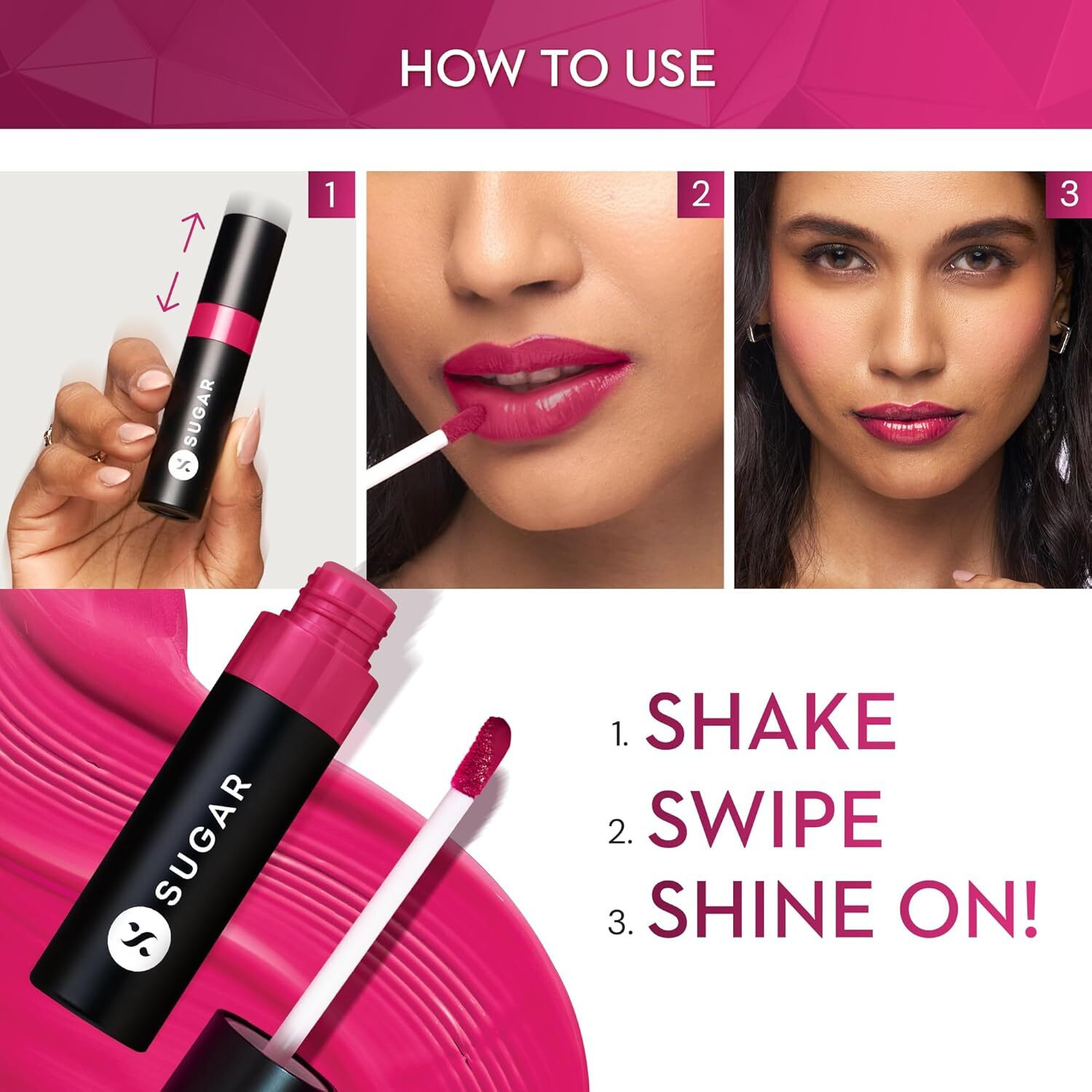 Image of SUGAR Cosmetics Partner In Shine Transferproof Lip Gloss