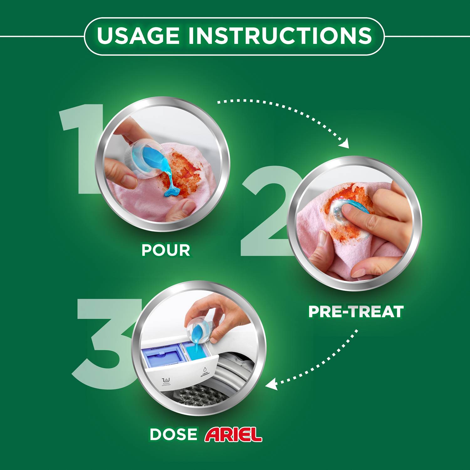 Ariel Power Gel Liquid Detergent - Image 3