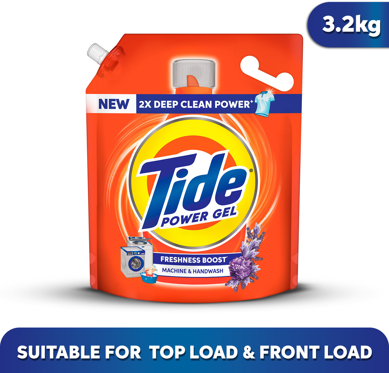 Image of Tide Power Gel For Top Load & Front Load Multi-Fragrance Liquid Detergent