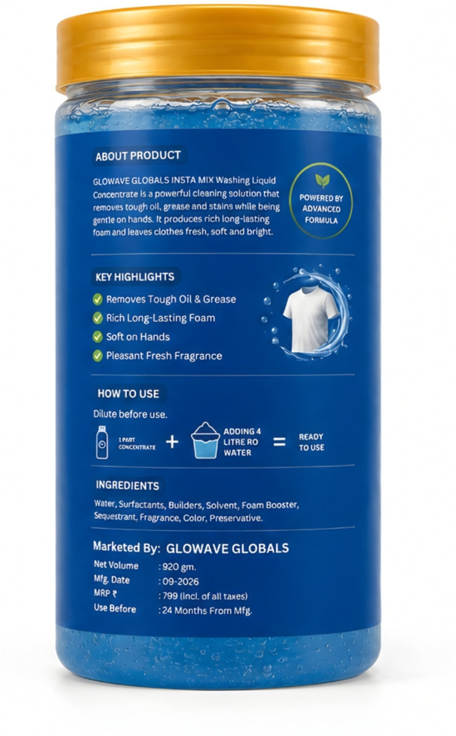 Image of Fressho DTERGENT CONCENTRATE 014 Fresh Liquid Detergent