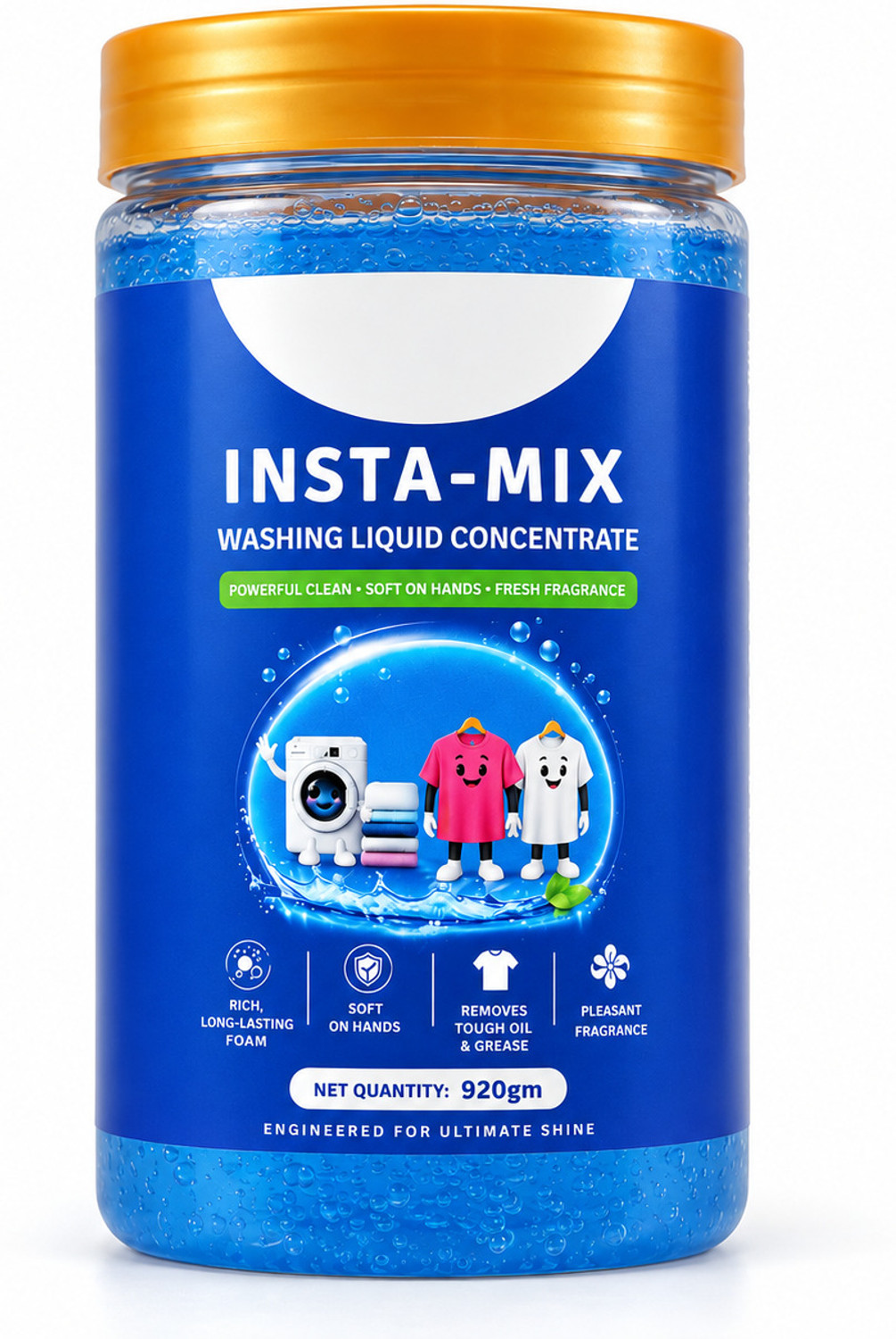 Image of Fressho INSTA MIX CONCENTRATE Fresh Liquid Detergent