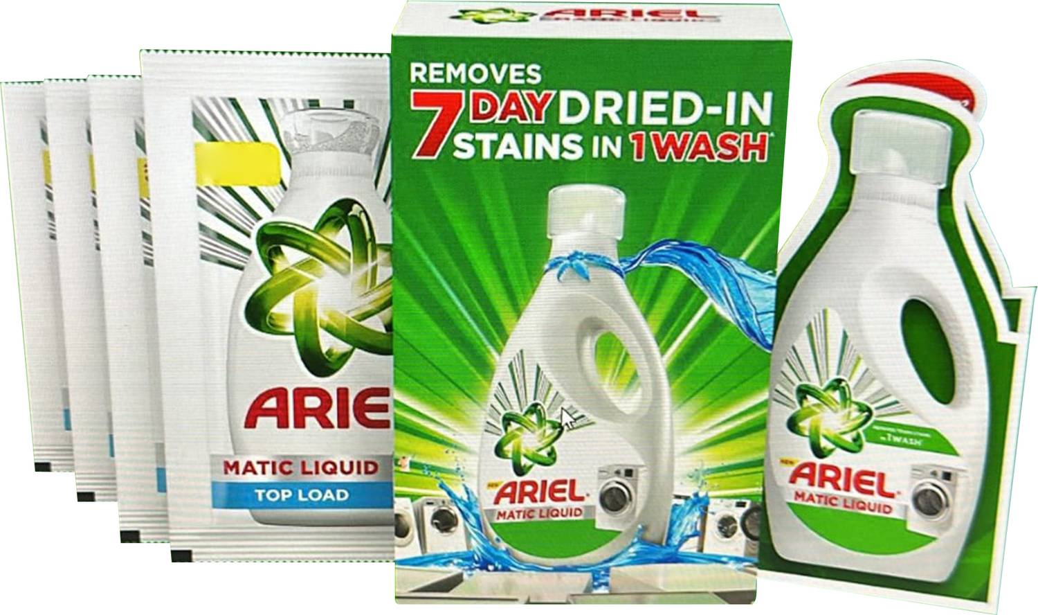 Ariel Matic Liquid Trial Kit Fresh Liquid Detergent