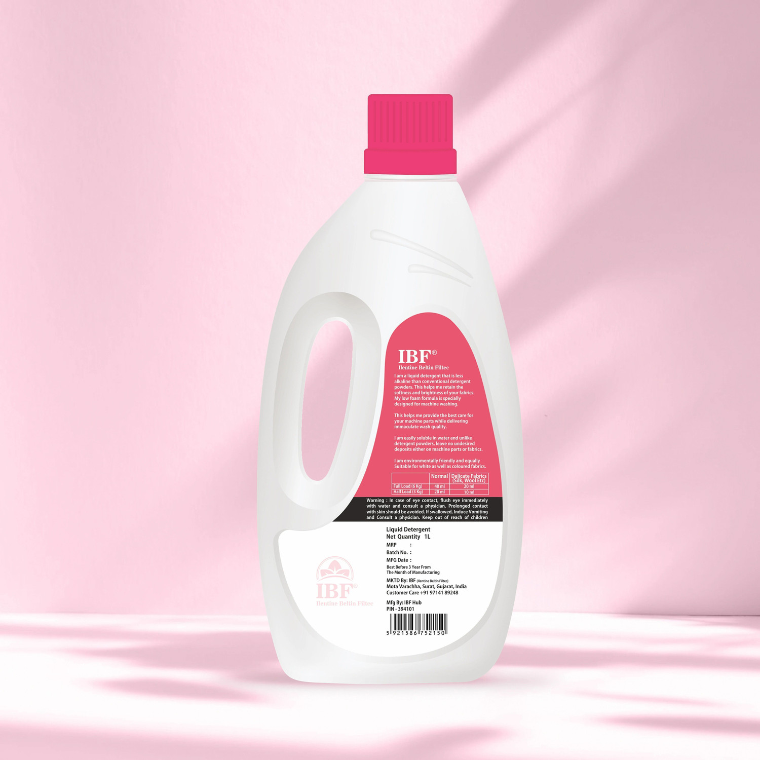 Image of IBF Washing Machine Top Load & Front Load Liquid Detergent Multi-Fragrance Liquid Detergent