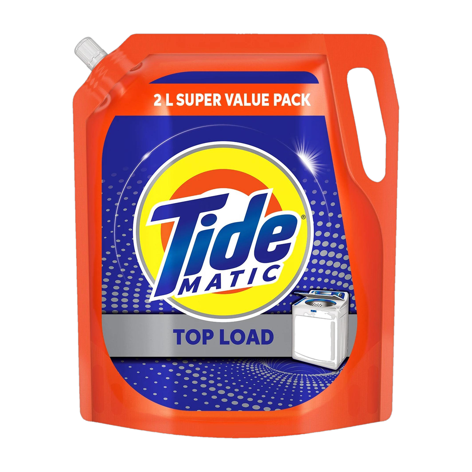 Image of Tide Matic Top Load Washing Machine Super Saver Pack Fresh Liquid Detergent