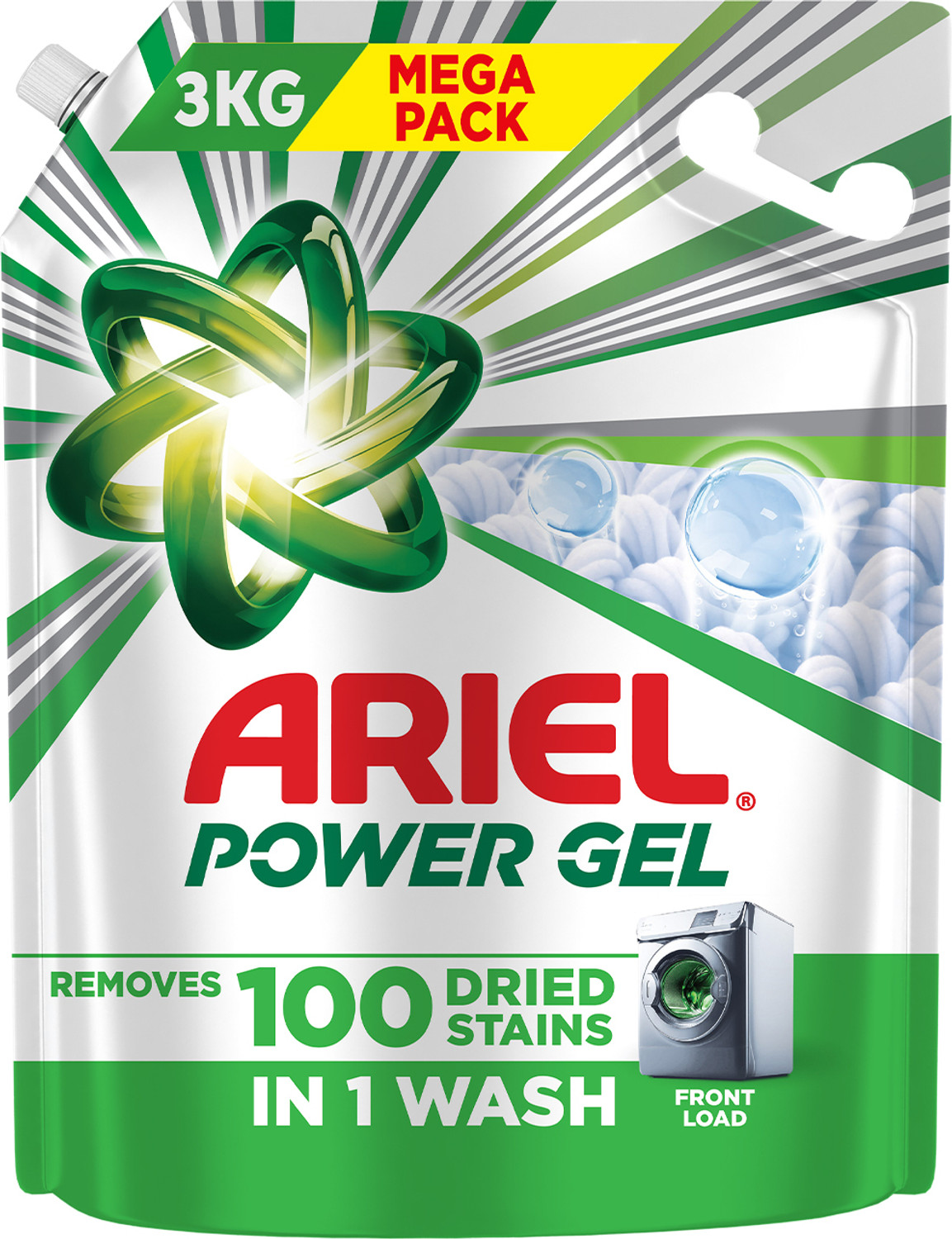 Image of Ariel Power Gel Liquid Detergent Front Load Fresh Liquid Detergent