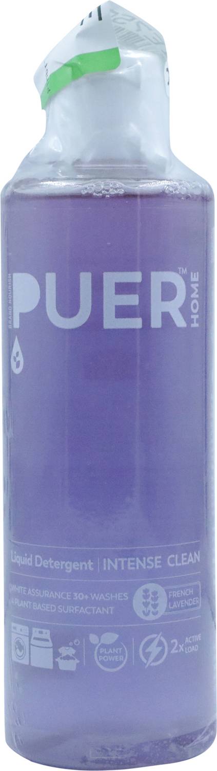 Brand Nourish's Puer Intense Clean French Lavender Liquid Detergent
