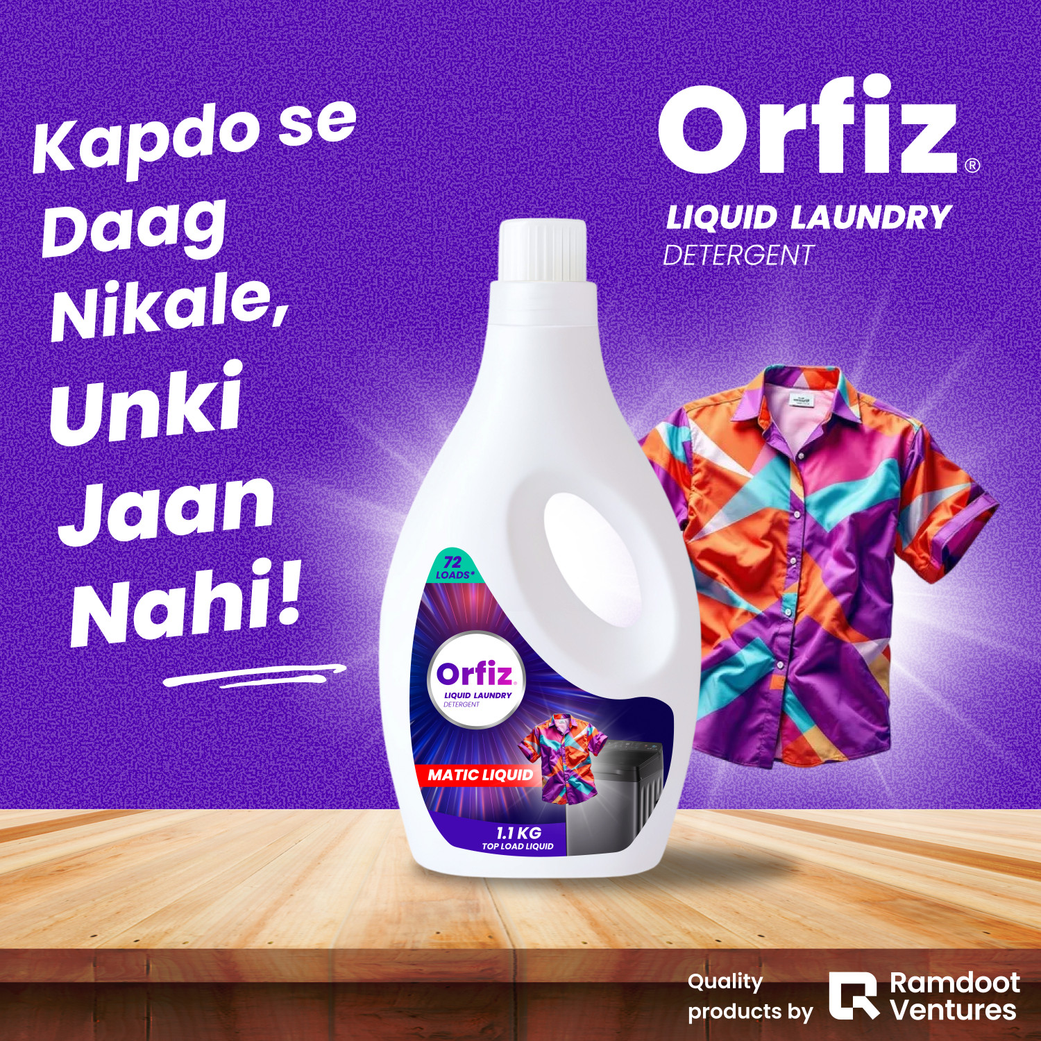 Image of Orfiz Top Load Aqua Liquid Detergent