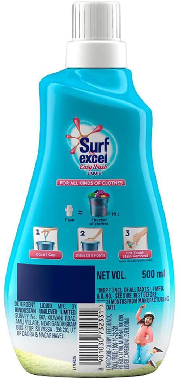 Image of Surf excel Easy Wash Liquid Detergent