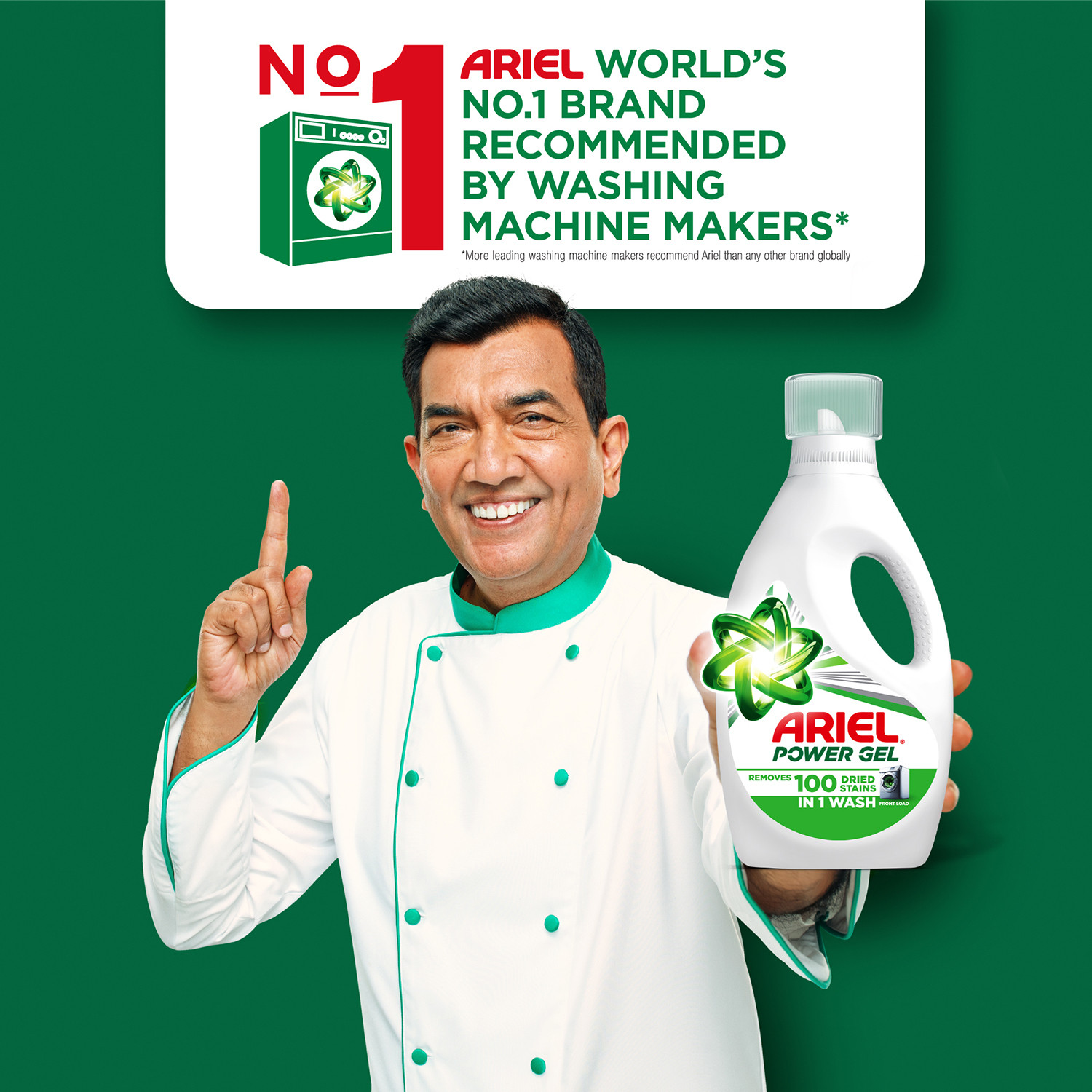 Image of Ariel Power Gel Liquid Detergent Front Load Fresh Liquid Detergent