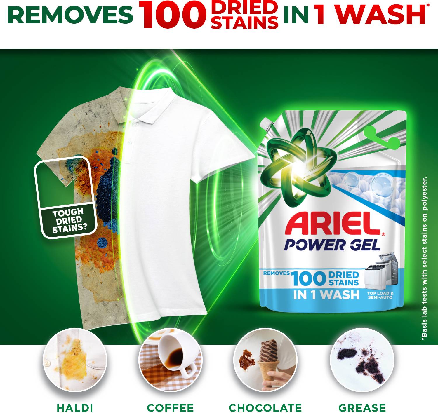 Ariel Power Gel Liquid Detergent - Image 2