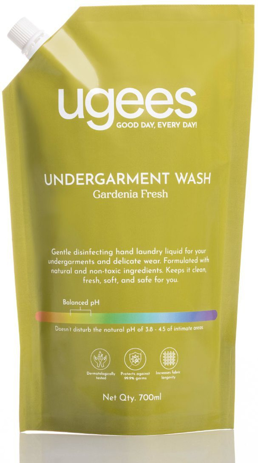 Image of ugees Refill Undergarment Liquid Detergent | Plant-Based | 700 ml Fresh Liquid Detergent
