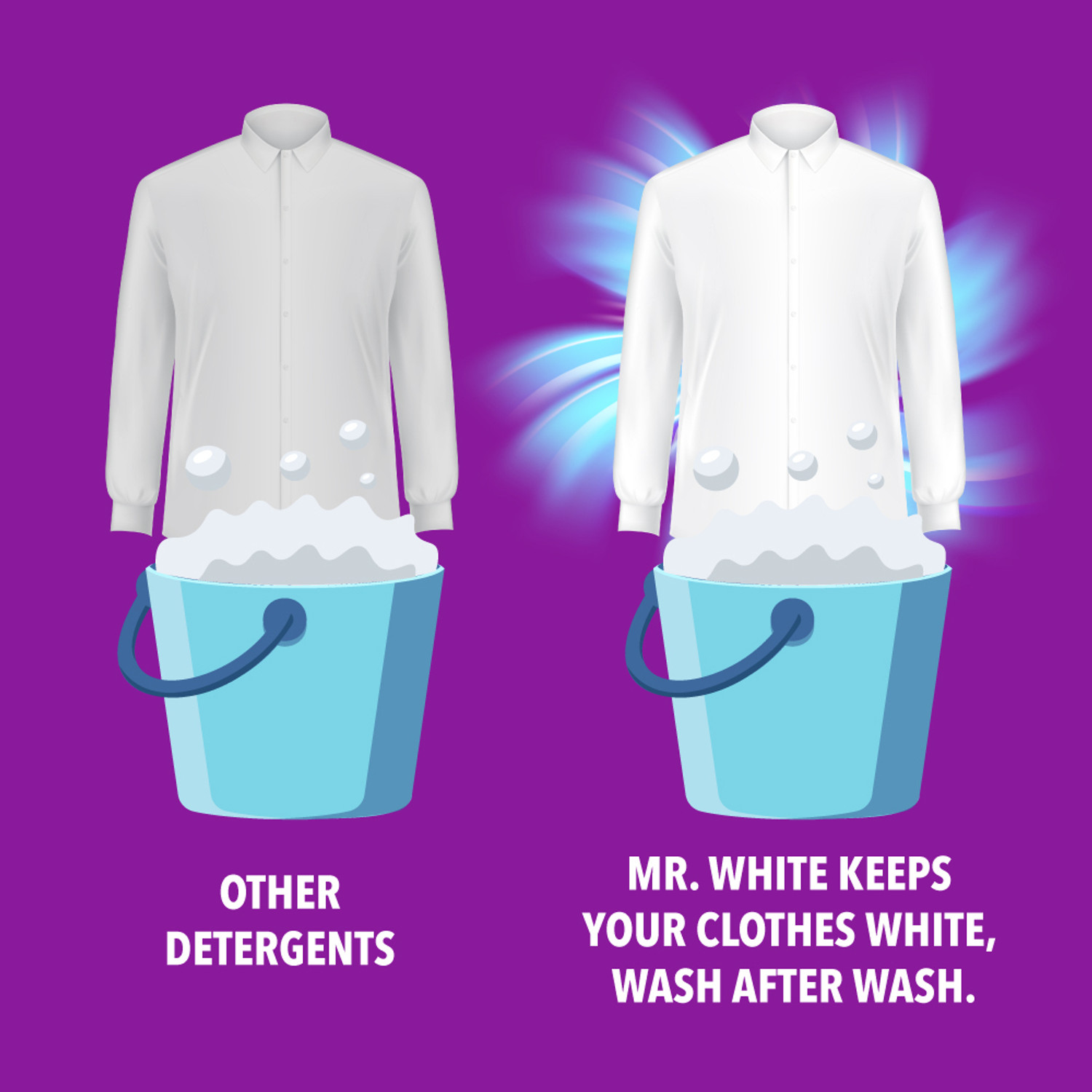 Image of Mr. White Liquid Detergent