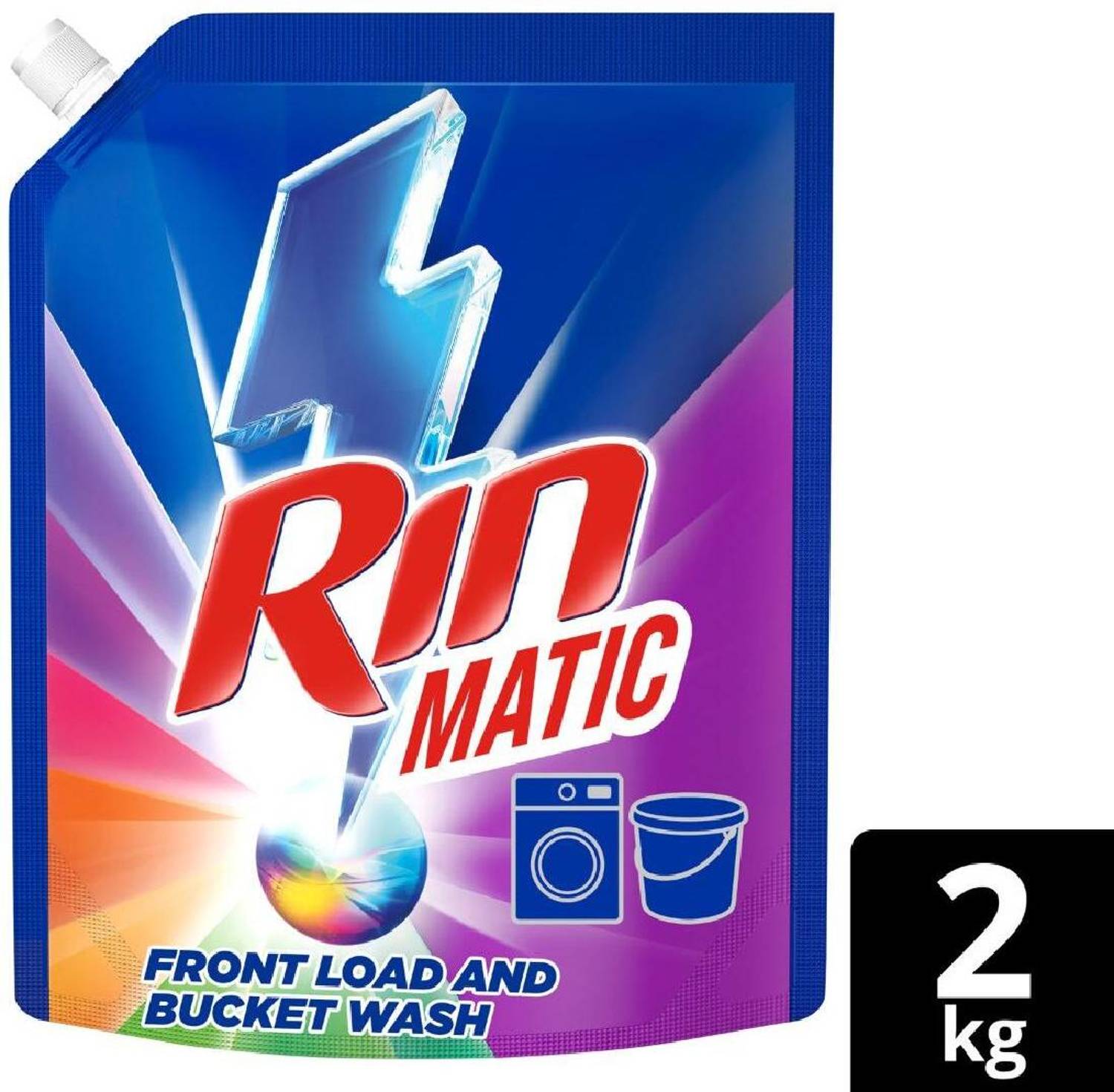 Rin Matic Liquid Detergent for bucket and front-load wash Fresh L