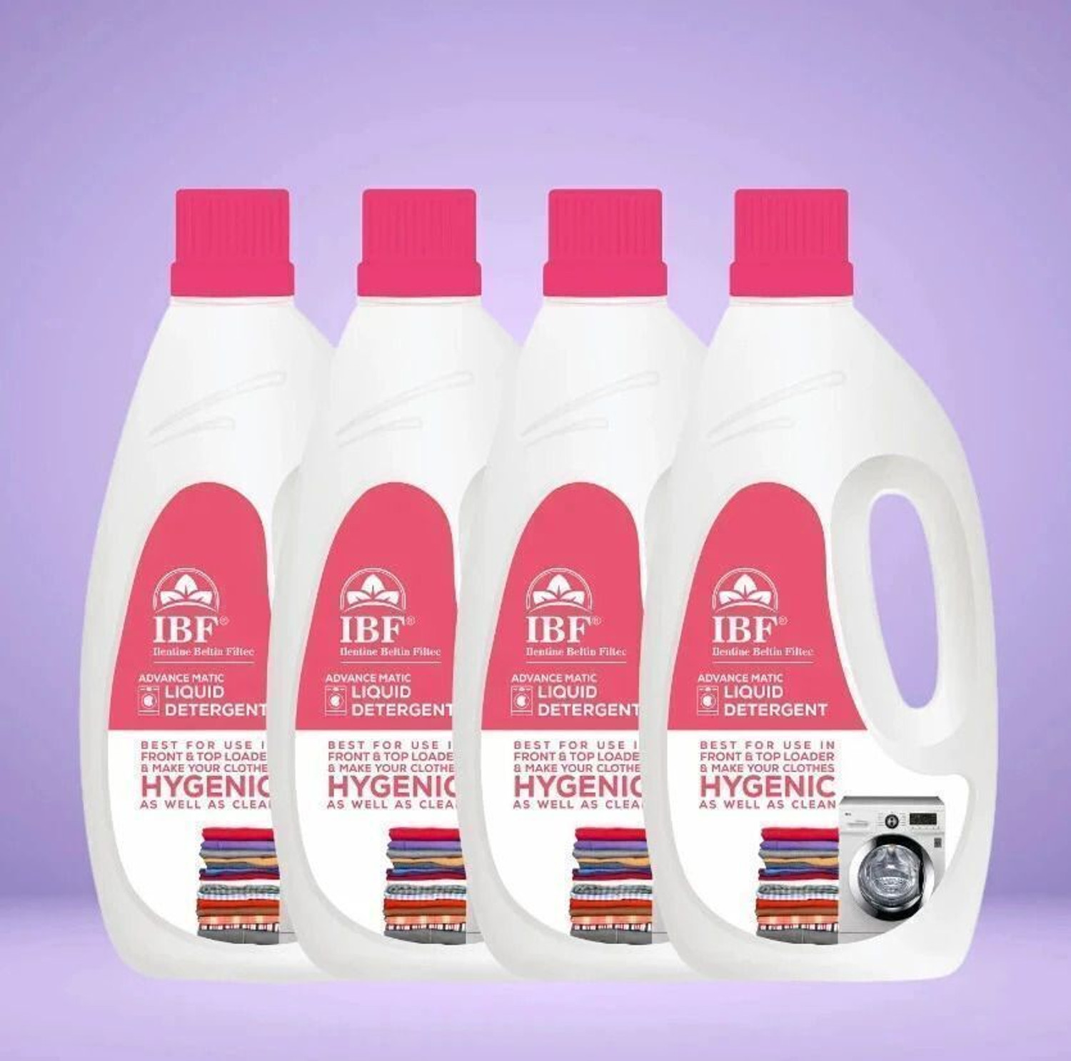 Image of IBF Washing Machine Top Load & Front Load Liquid Detergent Multi-Fragrance Liquid Detergent