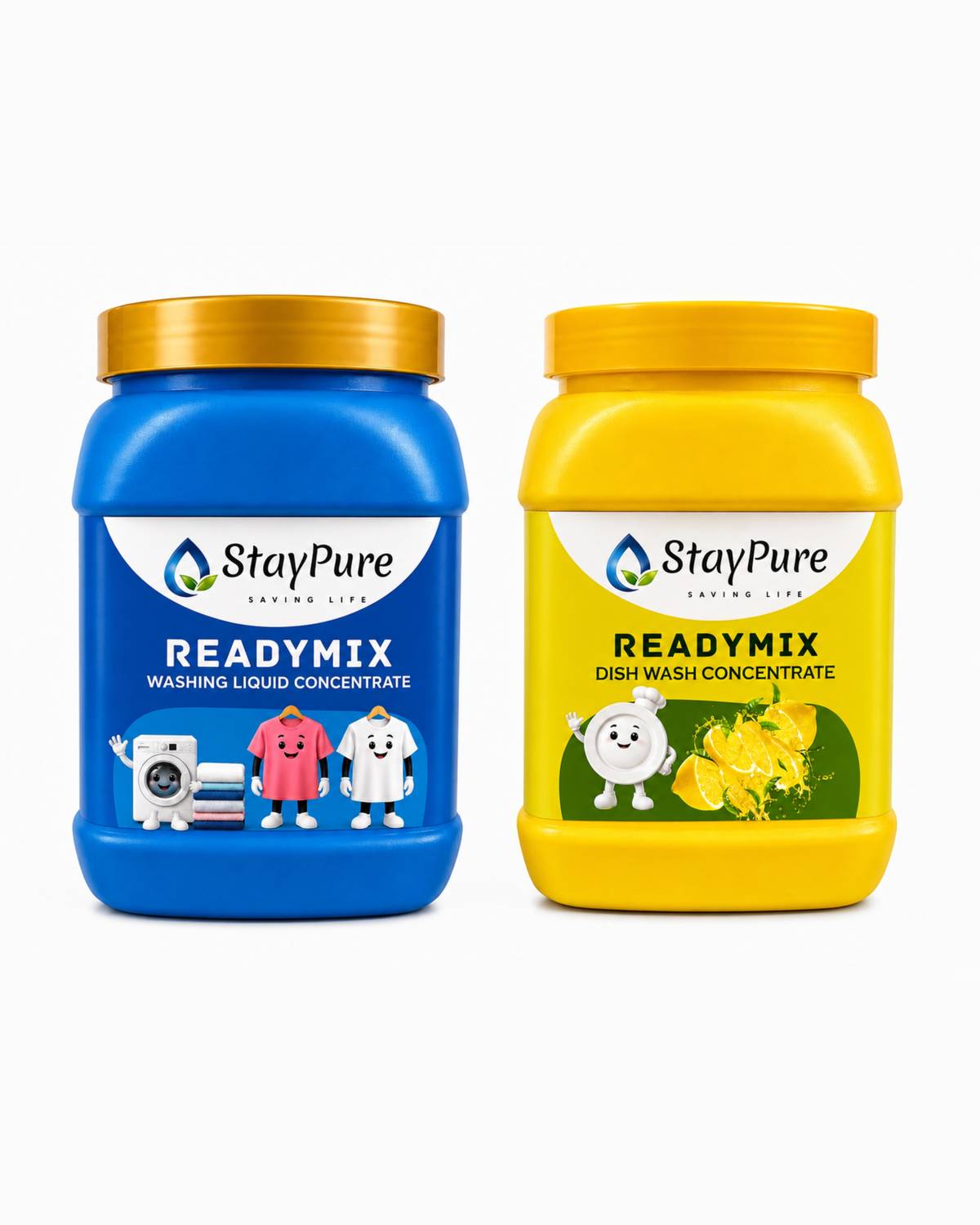Staypure Readymix Combo Detergent x Dishwash Concentrate - Image 1