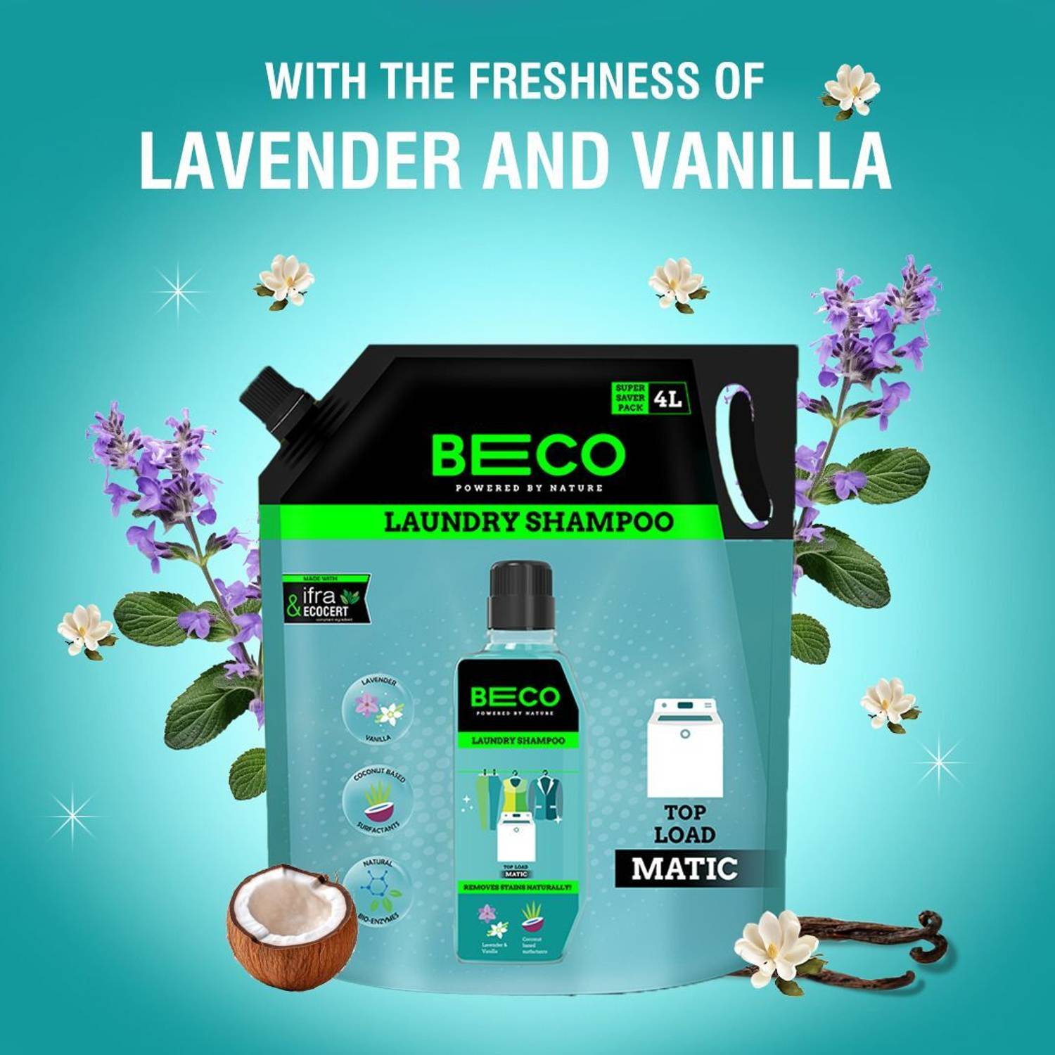 Beco Natural Top Fresh Liquid Detergent - Image 2