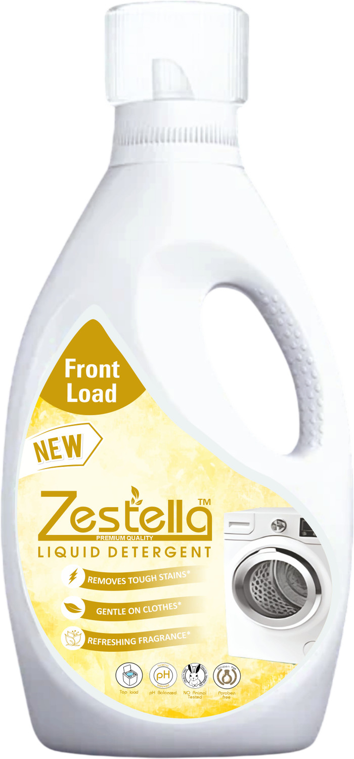 Image of Zestella front load liquid detergent cans Fresh Liquid Detergent