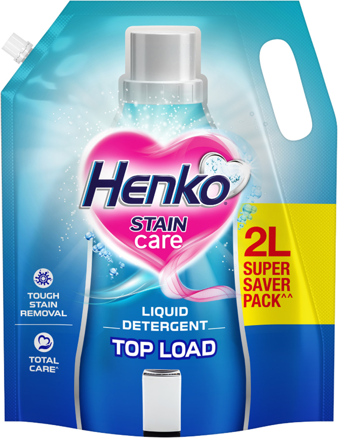 Image of Henko Stain Care Detergent Liquid Top Load Fresh Liquid Detergent