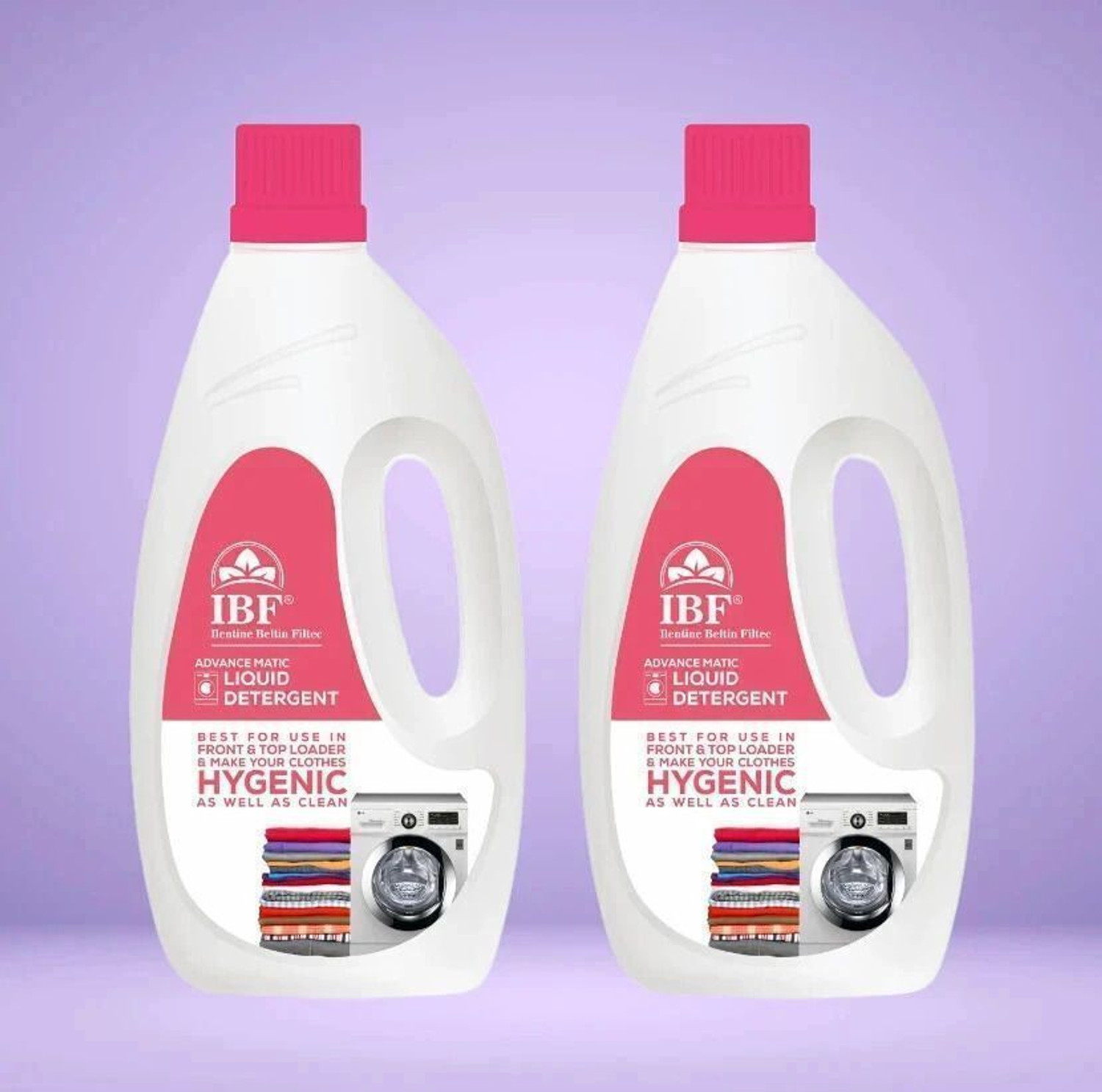 Image of IBF Washing Machine Top Load & Front Load Liquid Detergent Multi-Fragrance Liquid Detergent