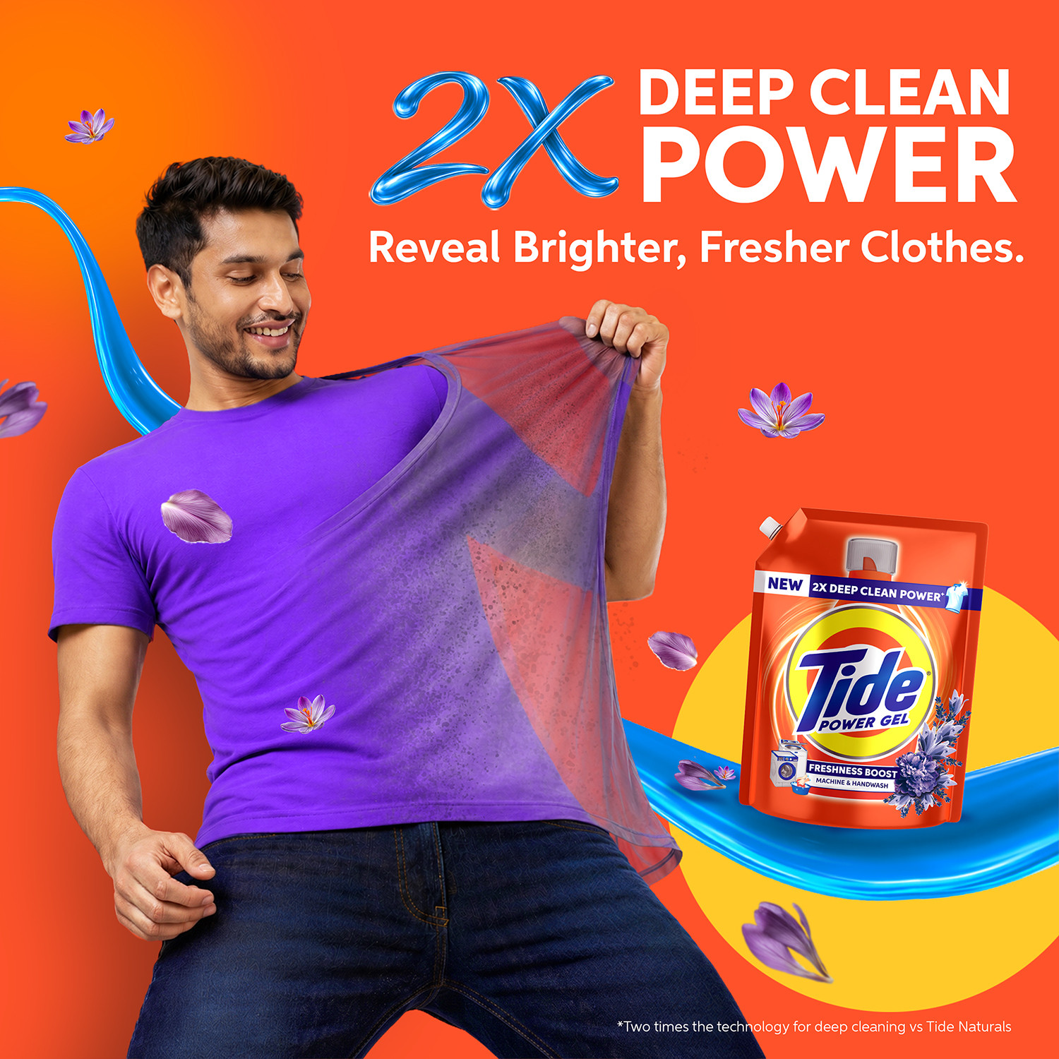 Image of Tide Power Gel For Top Load & Front Load Multi-Fragrance Liquid Detergent