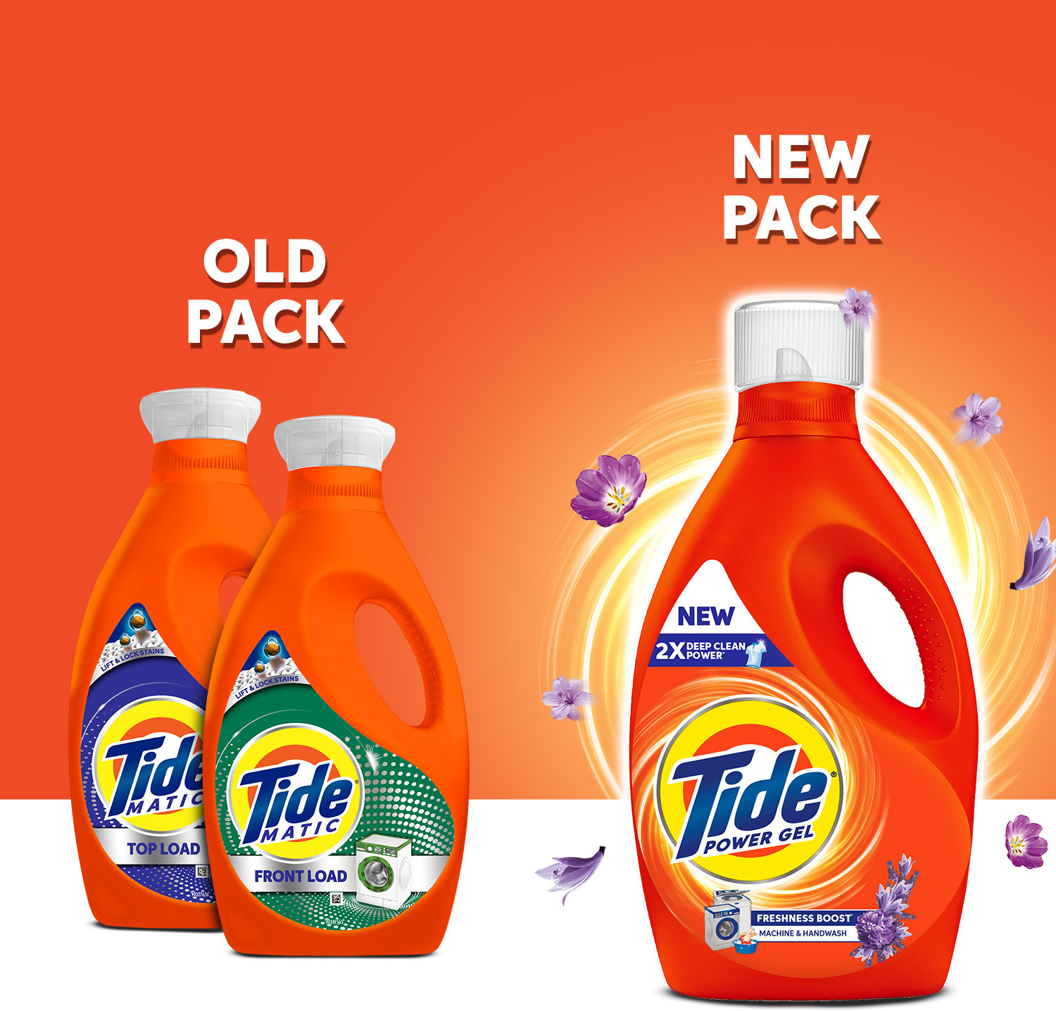 Image of Tide Power Gel For Top Load & Front Load Multi-Fragrance Liquid Detergent (1 kg)