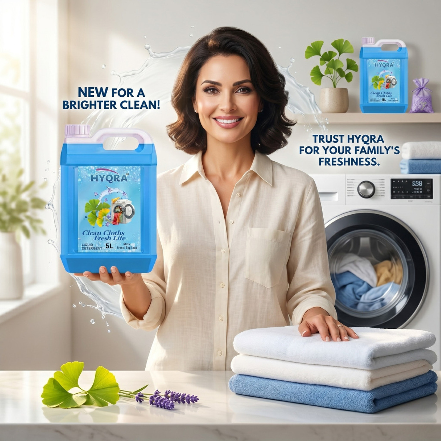Image of HYQRA matic top load and front load liquid detergent, machine, Wash Detergent , matic Fresh Liquid Detergent
