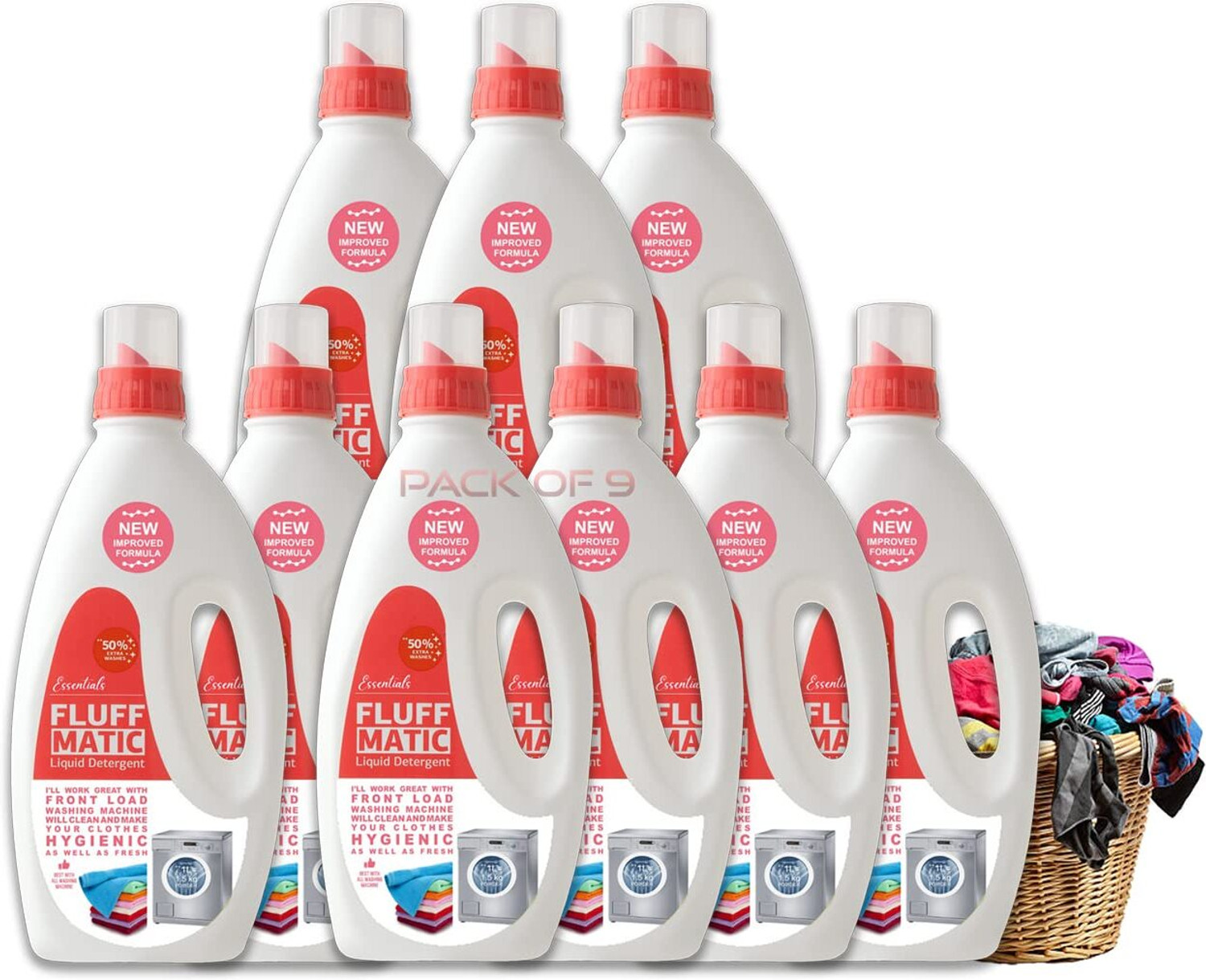 Image of Front Load Essentials Fluff Liquid Detergent Floral Liquid Detergent