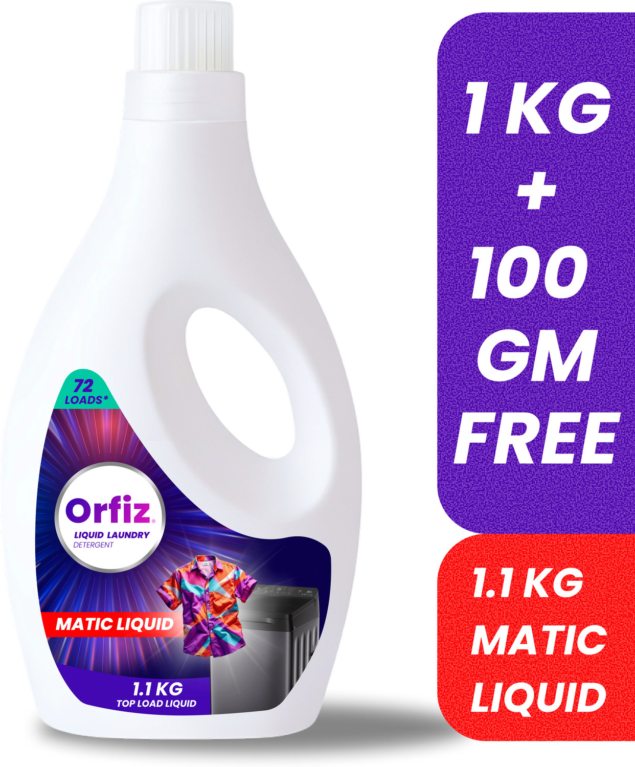 Image of Orfiz Top Load Aqua Liquid Detergent