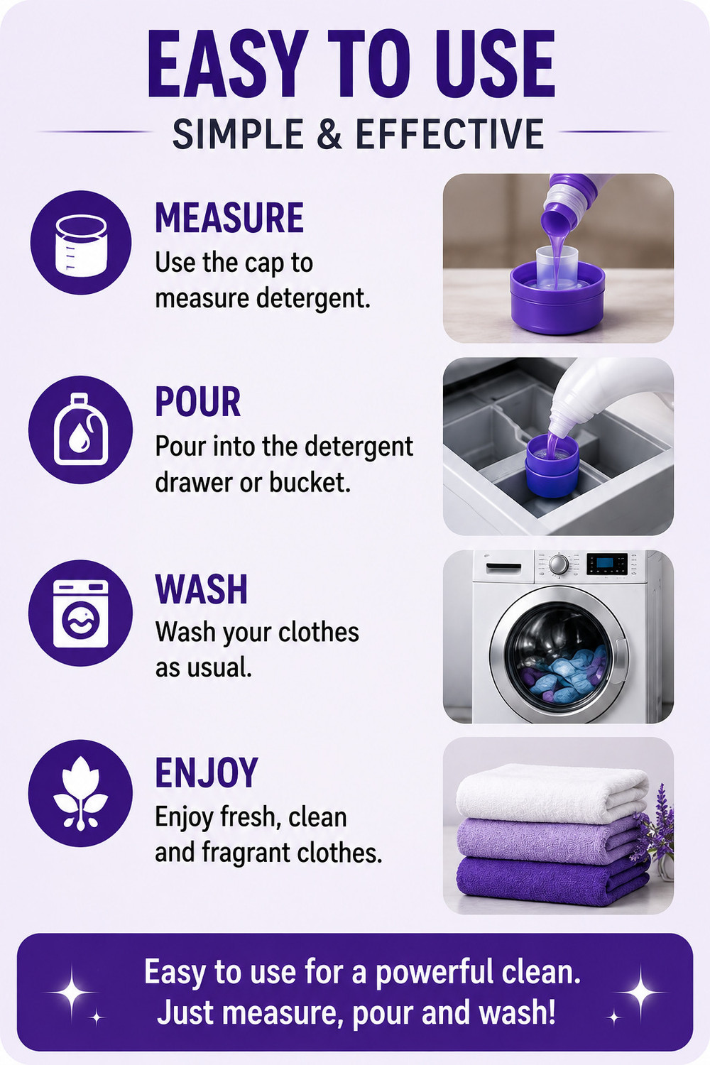Image of GROVANTI ORGANIC Deep Clean Formula | Long Lasting Freshness. Lavender Liquid Detergent (3 L)