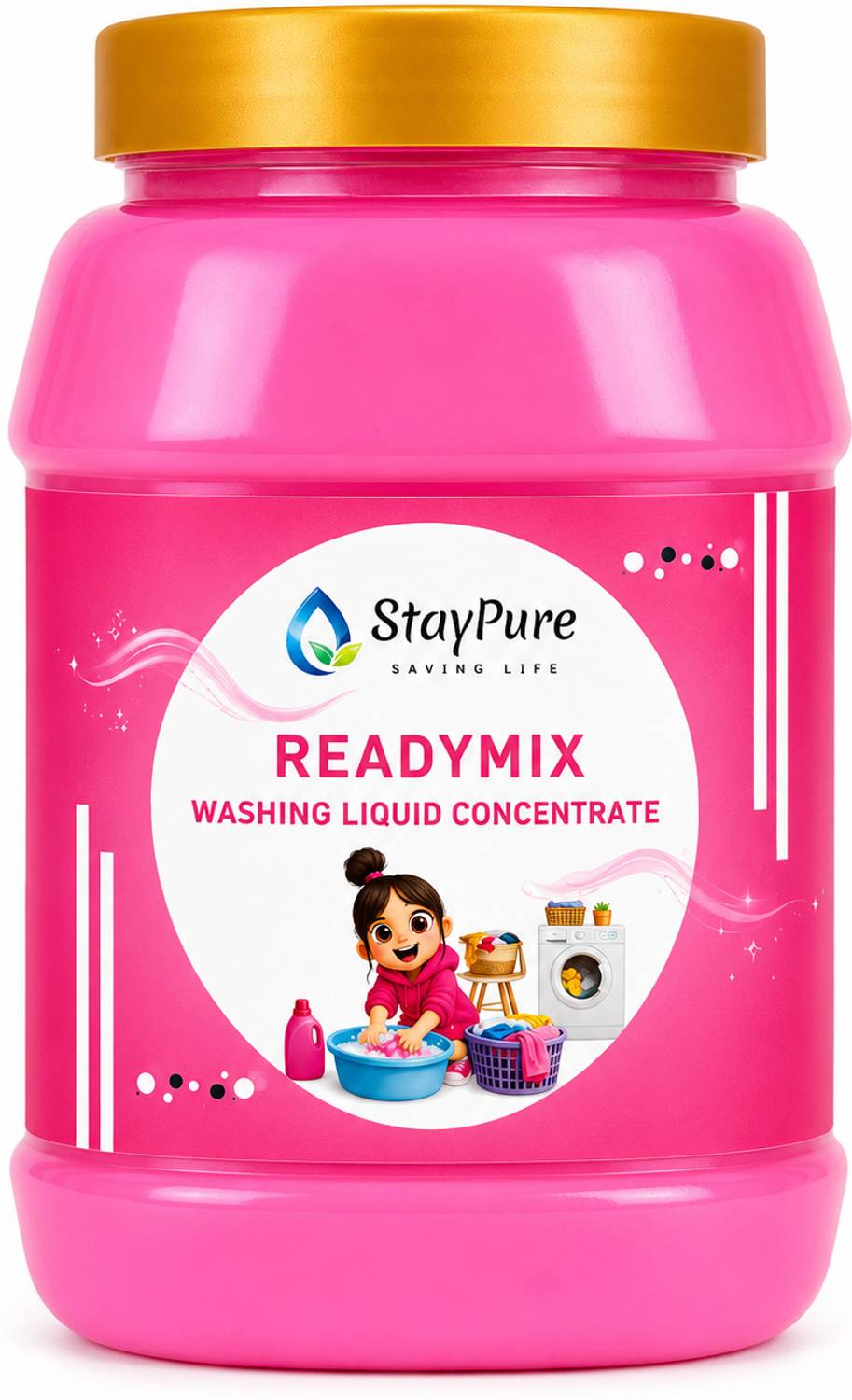 Staypure SP-RMWLP-039 Multi-Fragrance Liquid Detergent 1 kg - Image 1