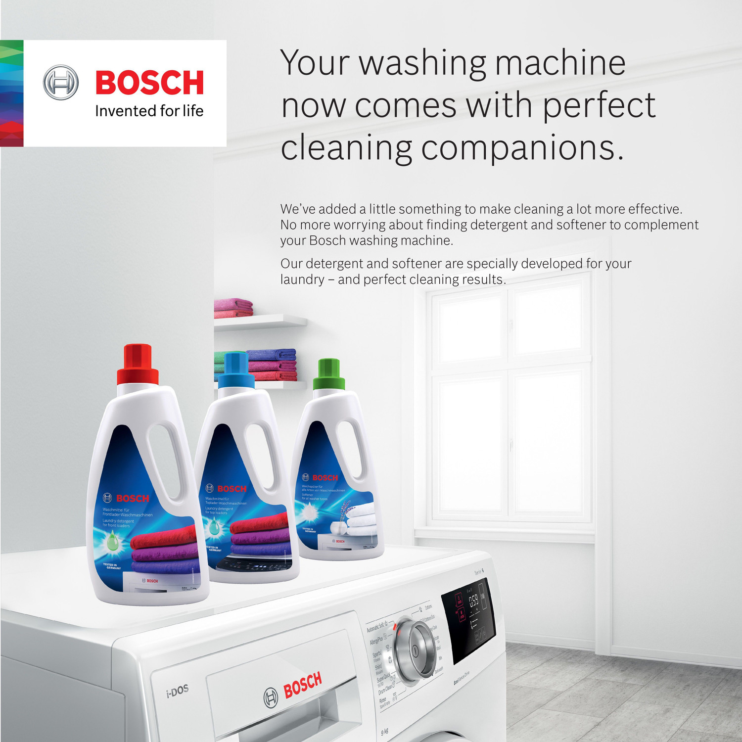 Image of BOSCH Detergent for Top Load Washing Machine H137 Liquid Detergent