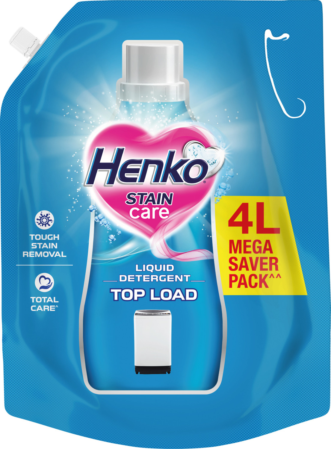 Image of Henko Stain Care Detergent Liquid Top Load Liquid Detergent Fresh Liquid Detergent