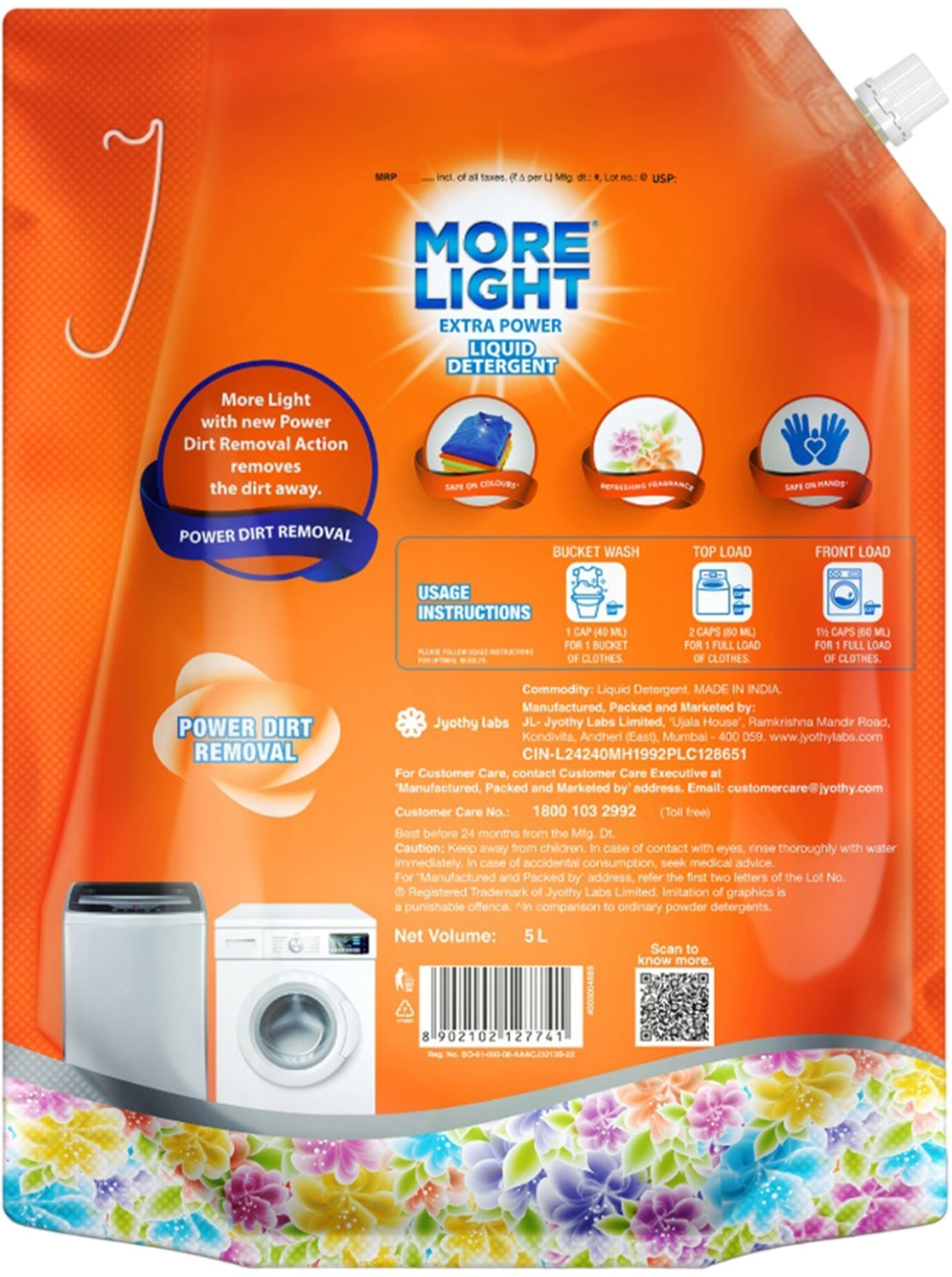 Image of Morelight Extra Power Fresh Liquid Detergent