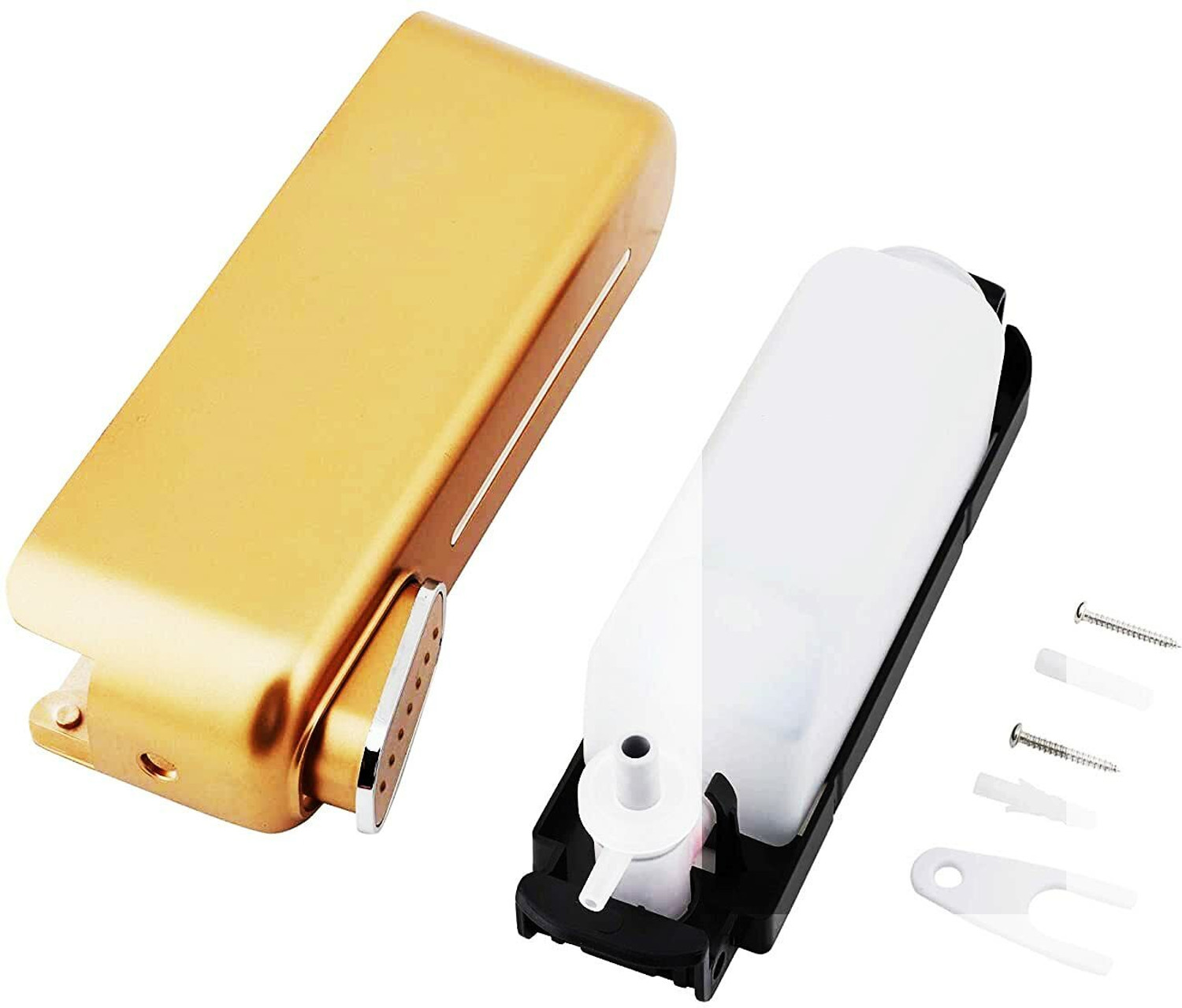 Image of KURIC ABS Wall Mounted Soap Shampoo Handwash Gel Liquid Soap Dispenser for Bathroom 350 ml Soap, Conditioner, Gel, Liquid, Sanitizer Stand, Shampoo, Lotion Dispenser