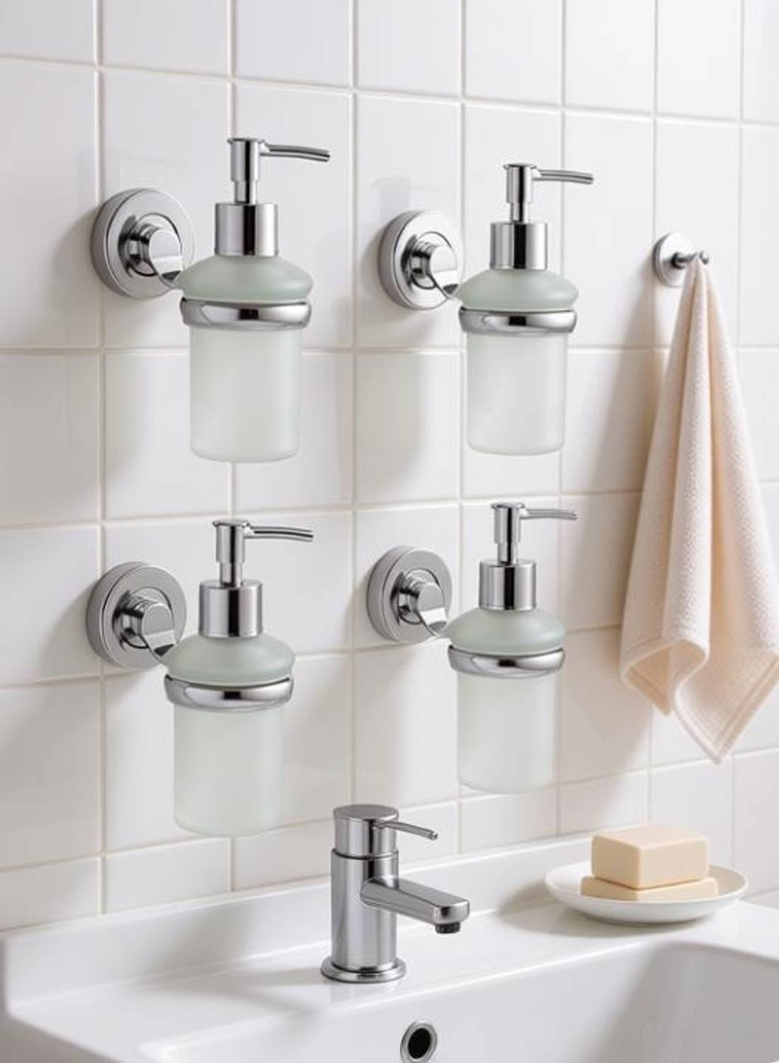 ANATOMIX 200ml Wall Mounted Soap Dispenser - Image 2