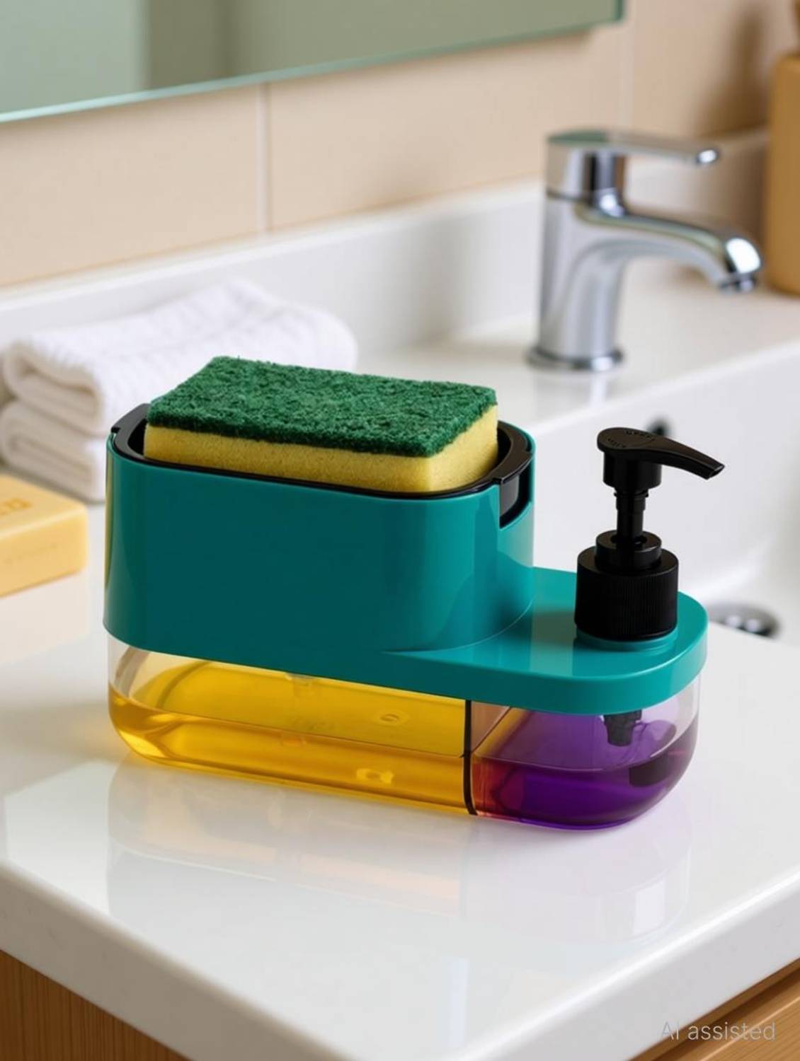 BELLERBIRD 3 in 1 Soap Dispenser 603 ml - Image 1
