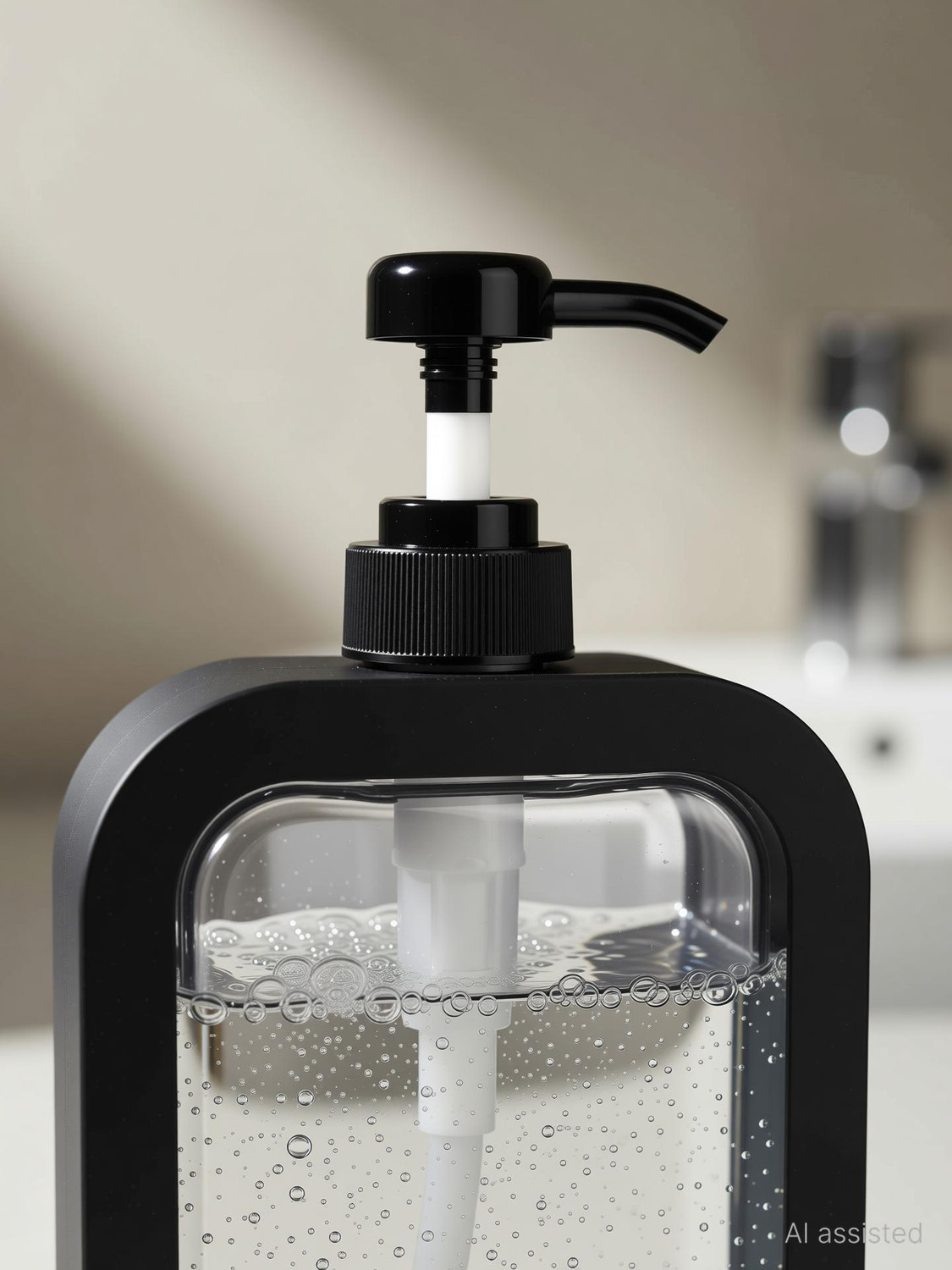 Image of powerfos PACK OF 2 Handwash Dispenser Bottle 300 ml Soap, Shampoo, Sanitizer Stand, Lotion, Liquid, Gel, Conditioner Dispenser