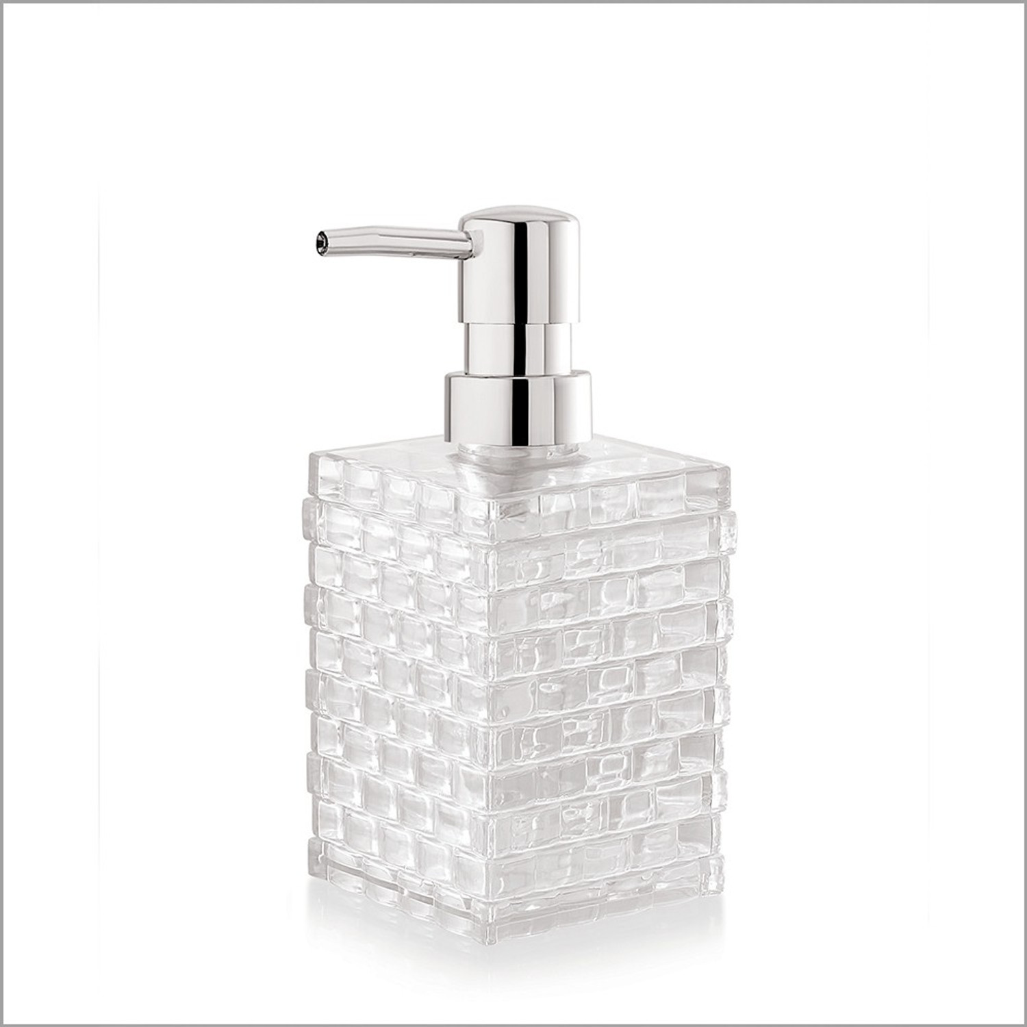 Image of Lishonn Cuboid Shaped Liquid Soap Dispenser for Bathroom, Kitchen| Clear | 01 Pcs 400 ml Soap, Conditioner, Shampoo, Lotion, Liquid Dispenser
