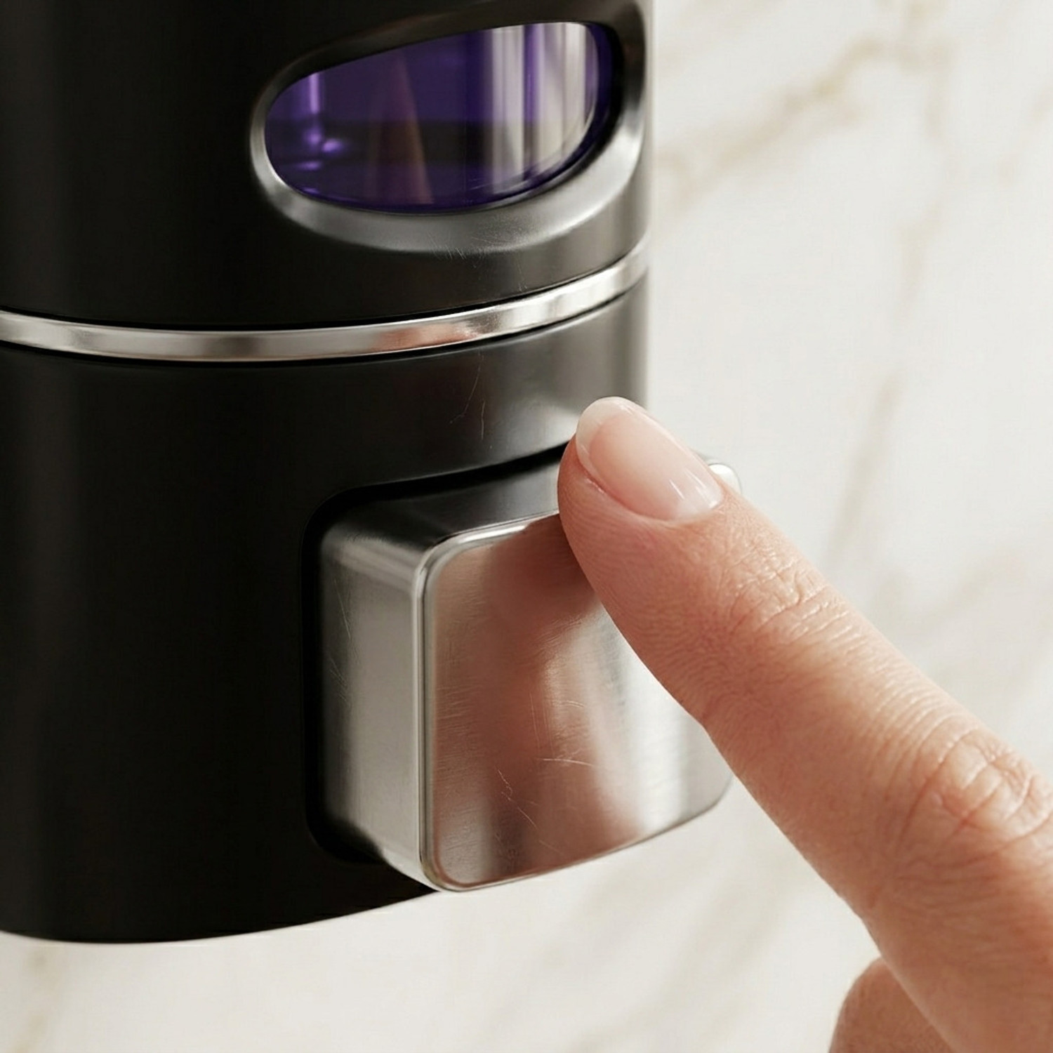Image of Bath Guru Wall Mounted Liquid Soap Dispenser 400 ml Liquid, Soap, Shampoo, Conditioner, Lotion, Gel Dispenser