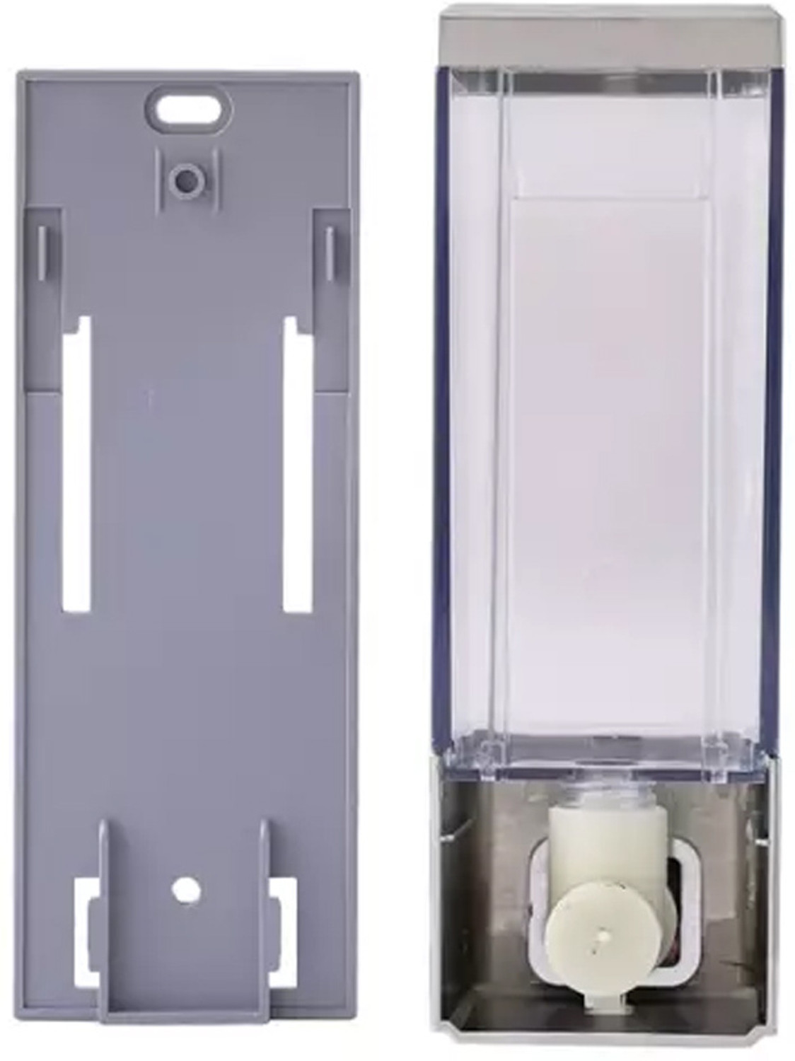 Image of Bath Guru Transparent Wall Mounted Sanitizer Handwash 350 ml Liquid, Soap, Shampoo, Conditioner, Lotion, Gel Dispenser