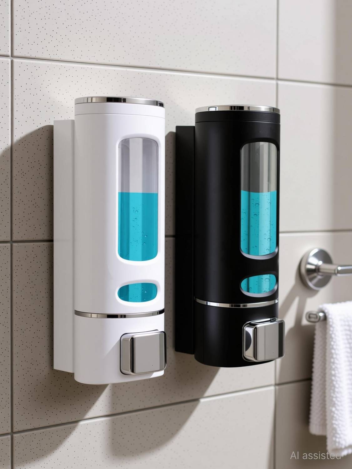 Citipro Premium Quality Wall Mounted Shampoo/Liquid Soap Dispenser(Pack of 2) 0.4 L Liquid, Shampoo, Gel, Foam, Lotion, Sanitizer Stand, Conditioner, Soap Dispenser