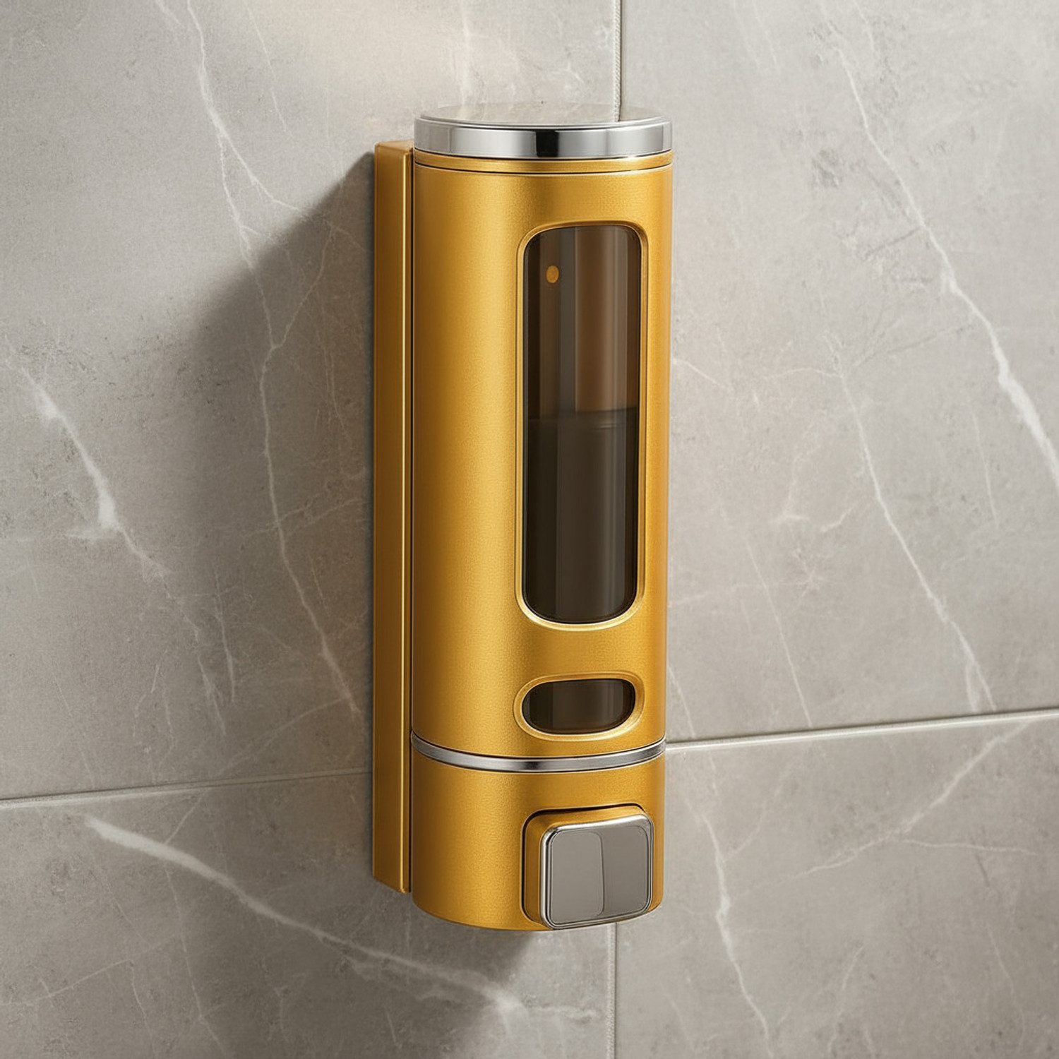 Image of KURIC Plastic Liquid Sanitizer Shower Gel Dishwash Soap Dispenser For Bathroom Kitchen 400 ml Soap, Conditioner, Gel, Liquid, Sanitizer Stand, Shampoo, Lotion Dispenser